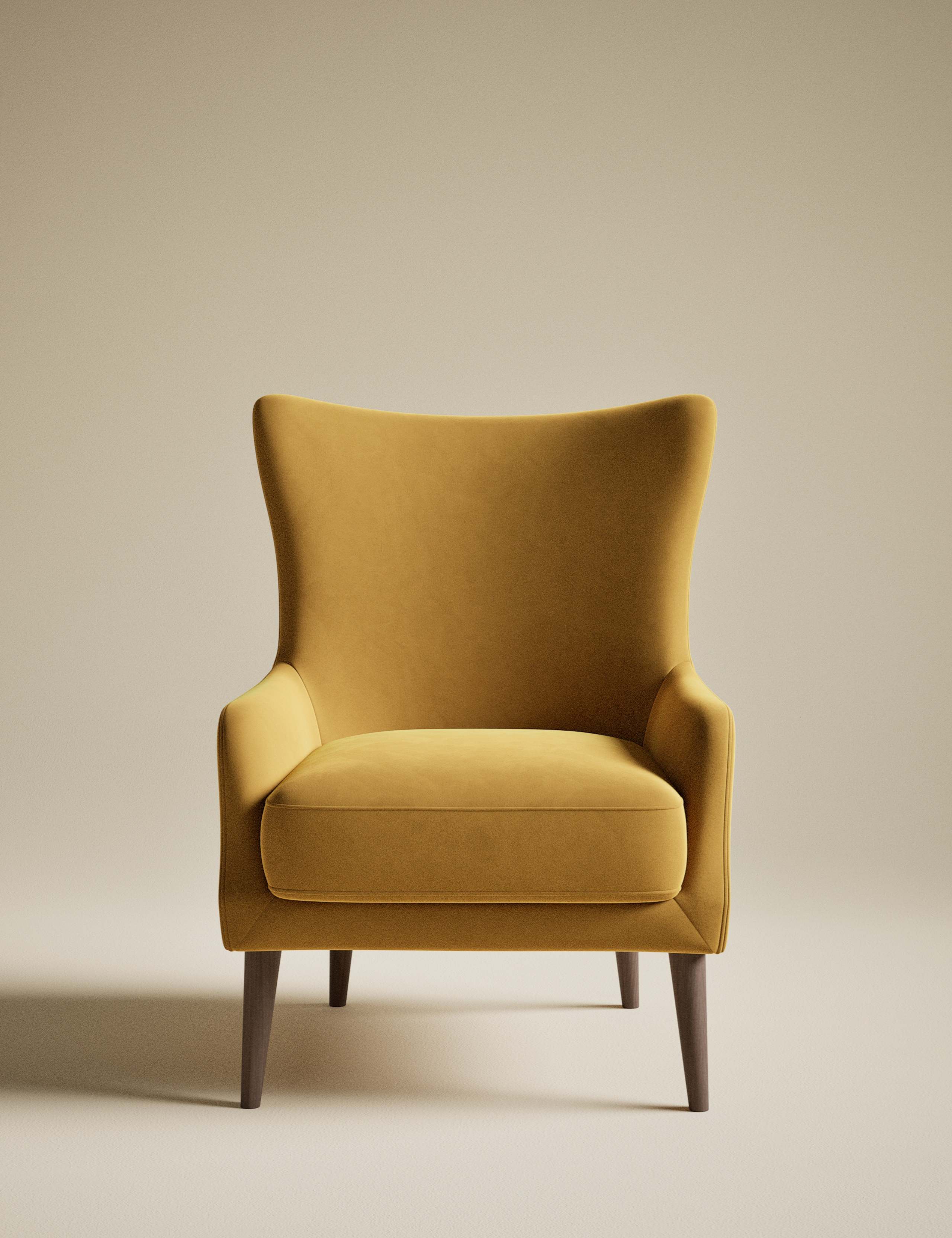 Harriet Velvet Accent Chair 2 of 7