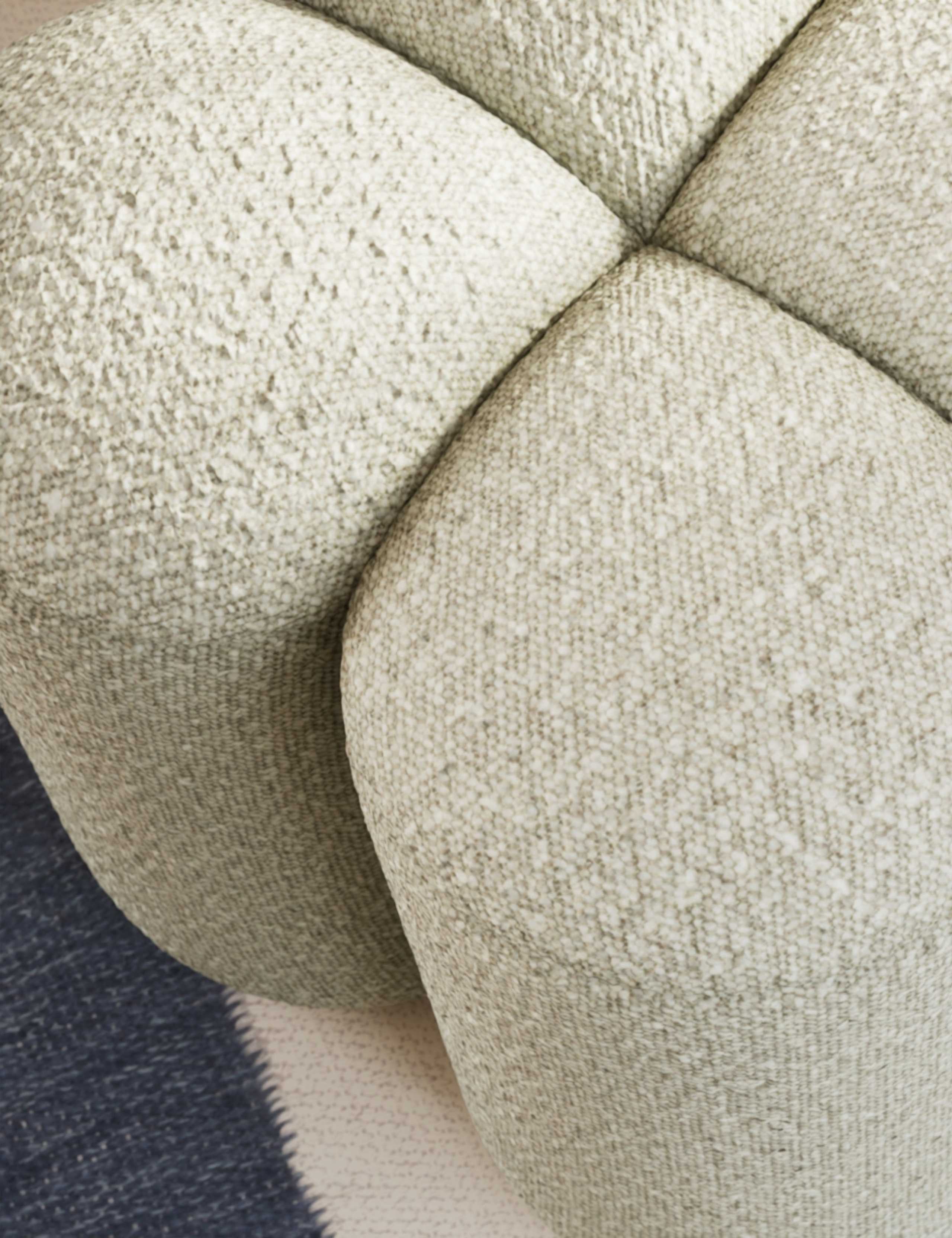 Form Boucle Footstool 3 of 8