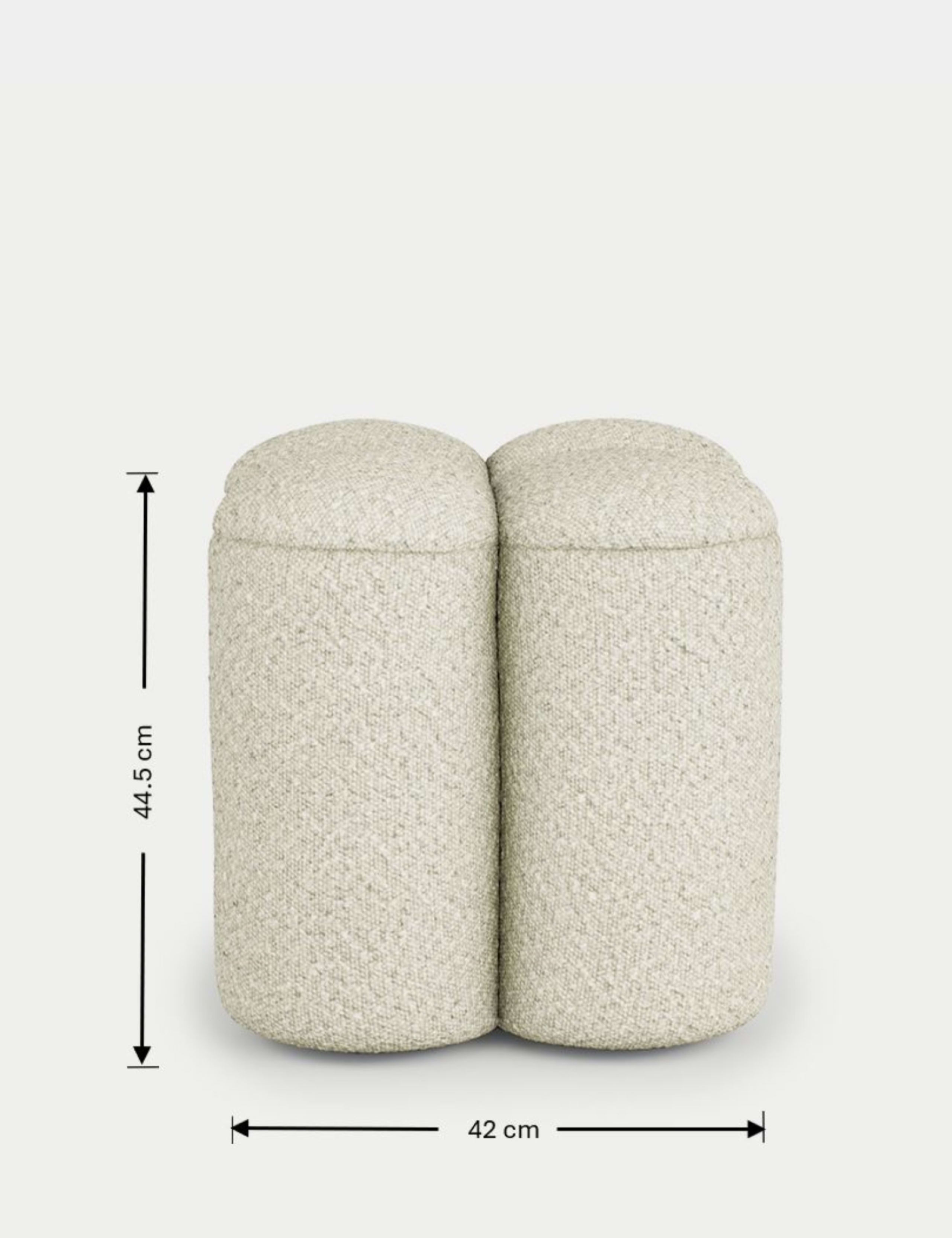 Form Boucle Footstool 7 of 8