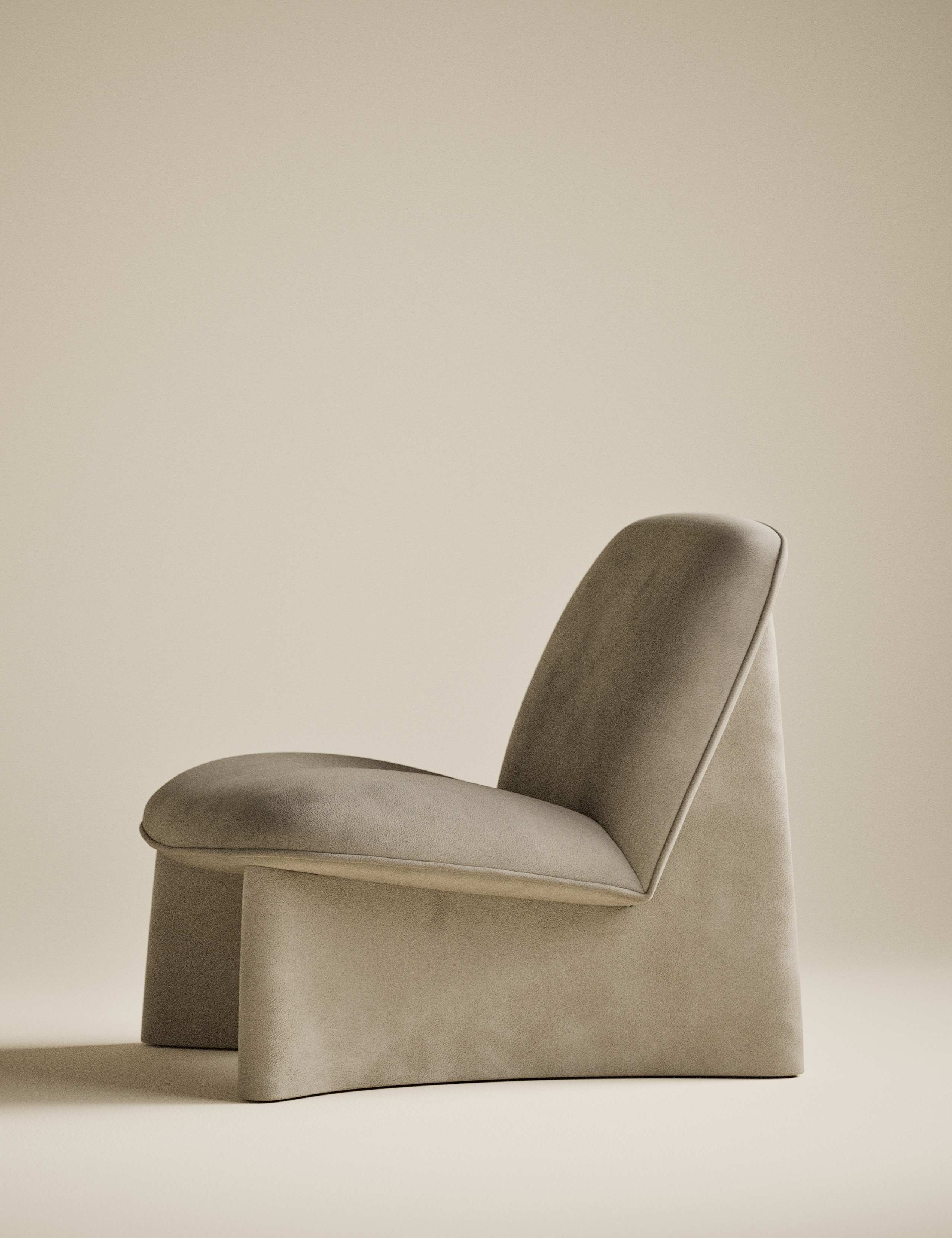 Slipper Velvet Accent Chair 5 of 6