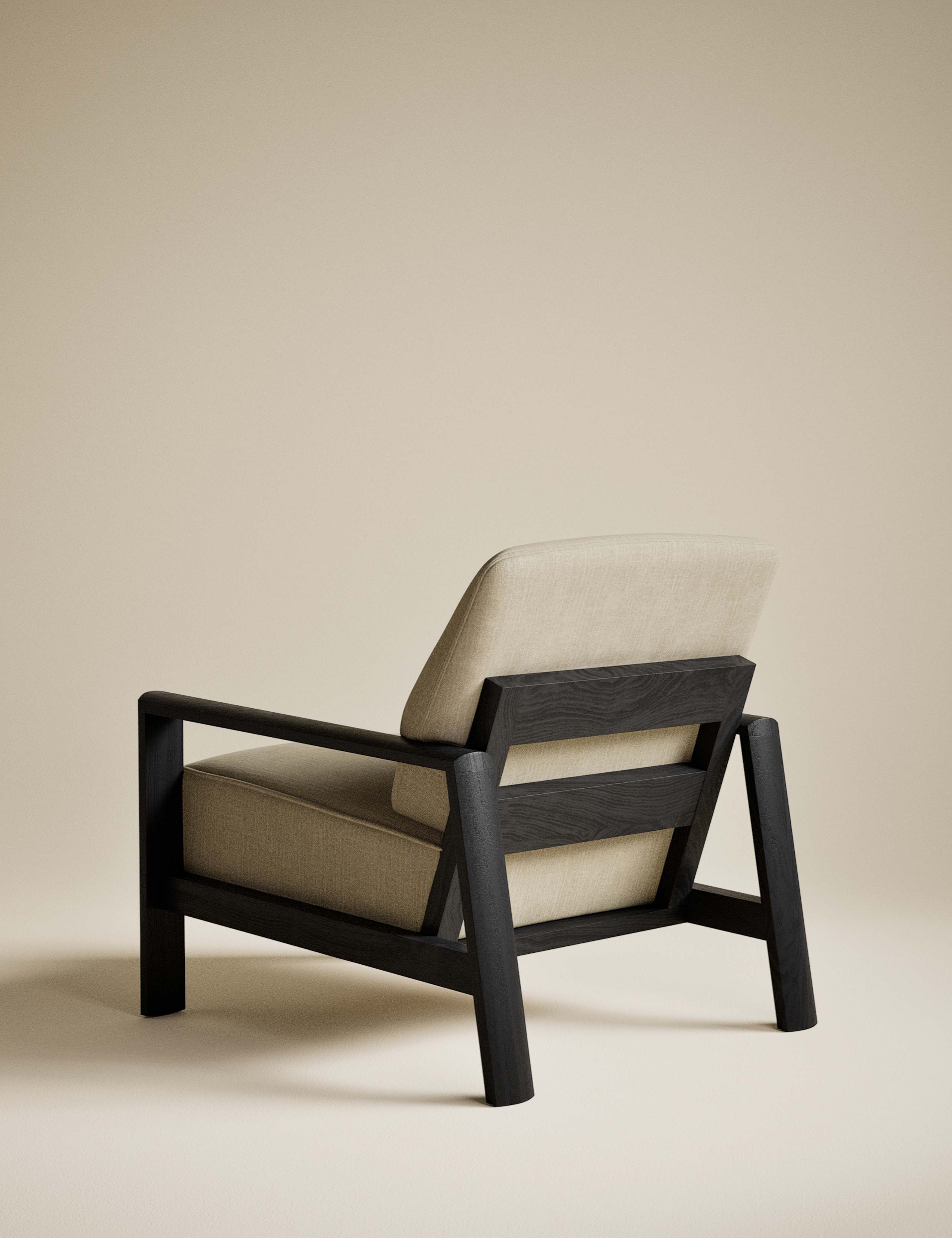 Dempsey Black Chenille Accent Chair 3 of 8