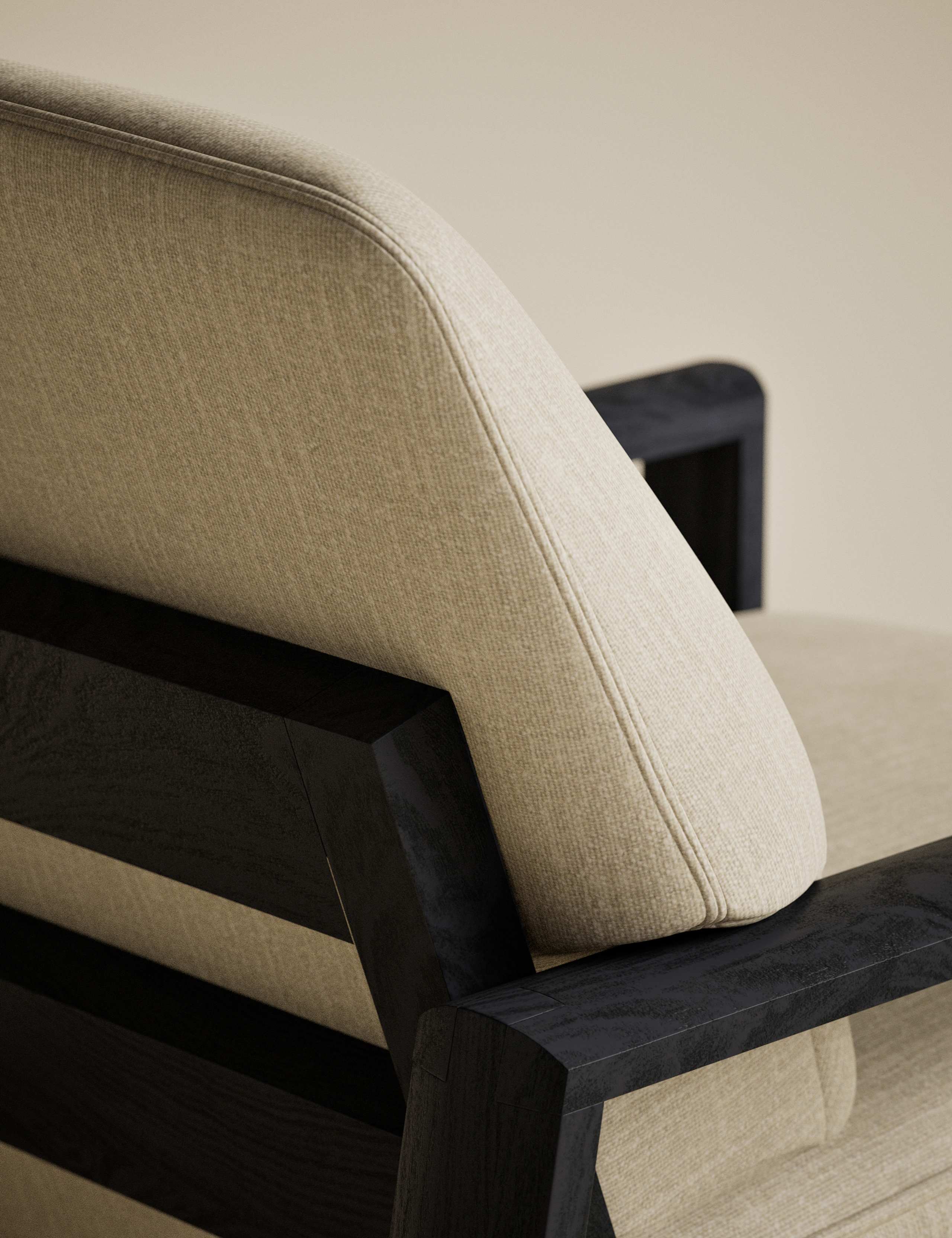 Dempsey Black Chenille Accent Chair 5 of 8