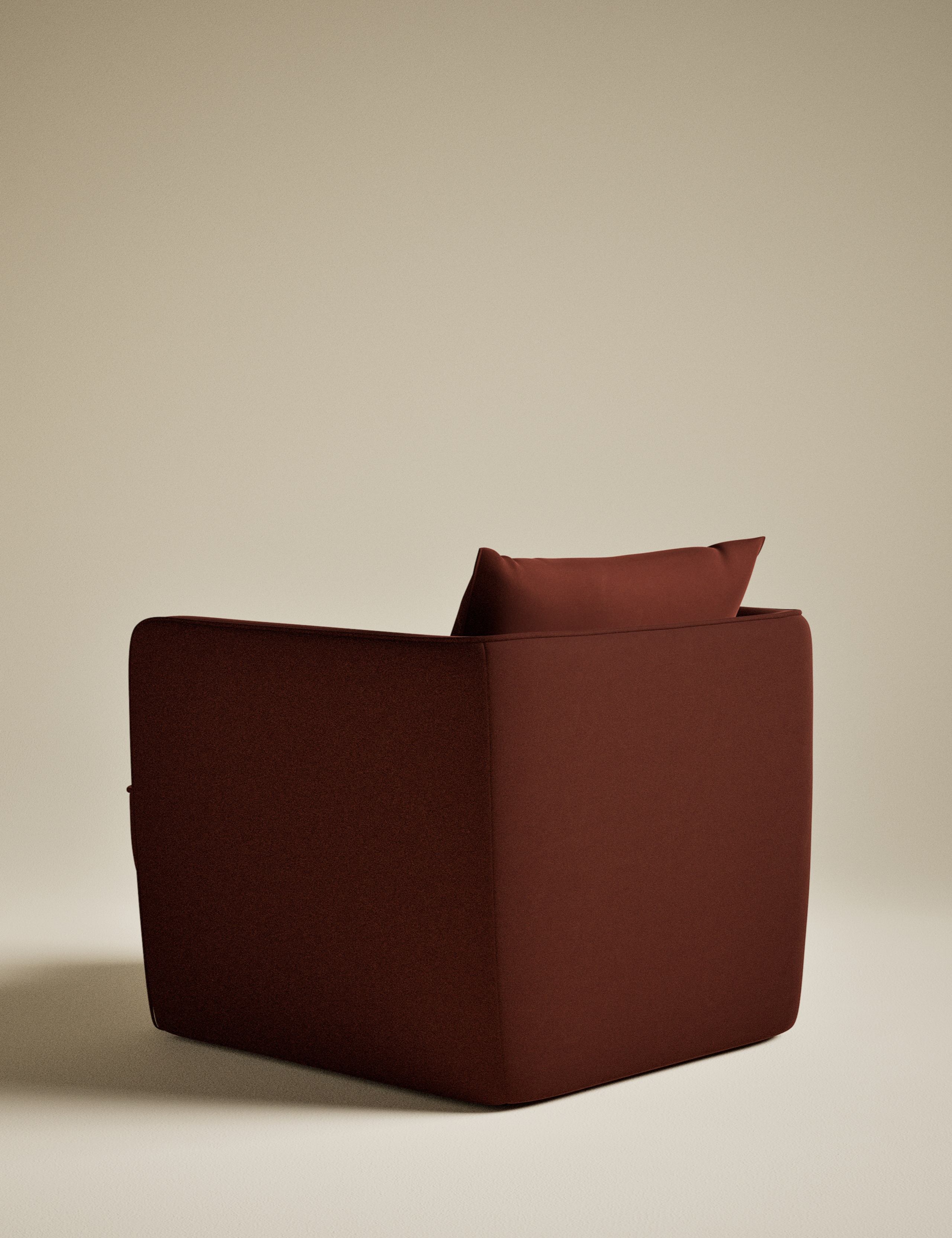 Chester Velvet Accent Armchair 3 of 7