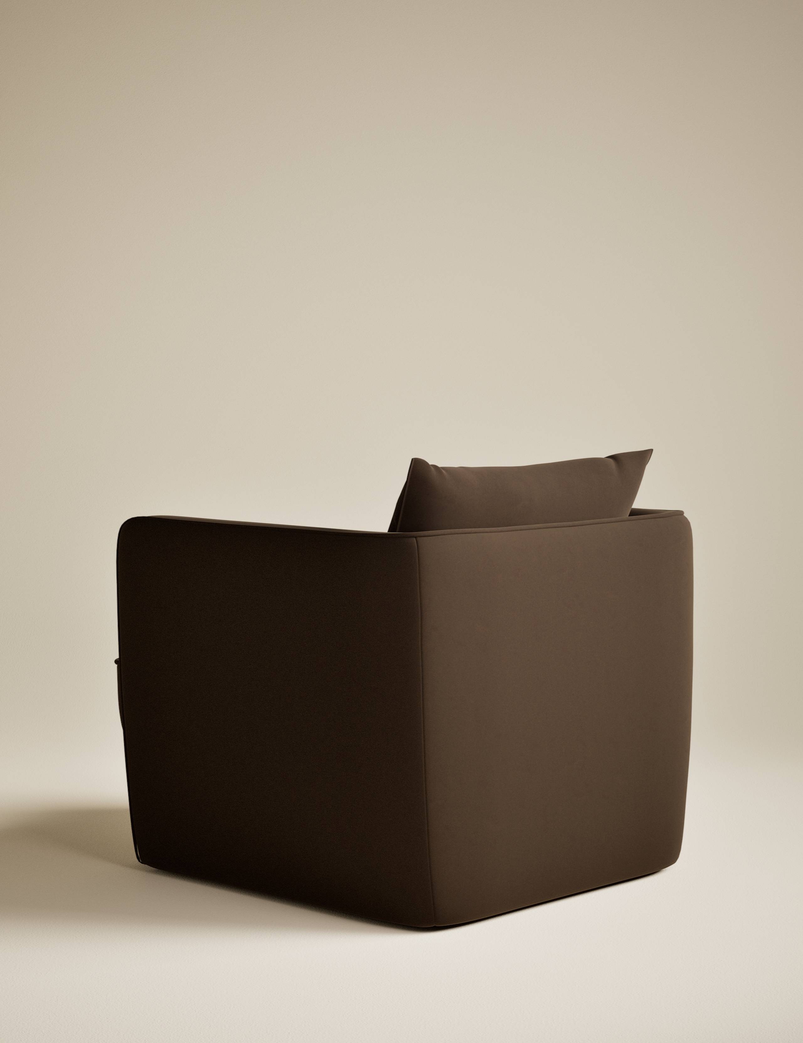 Chester Velvet Accent Armchair 3 of 9