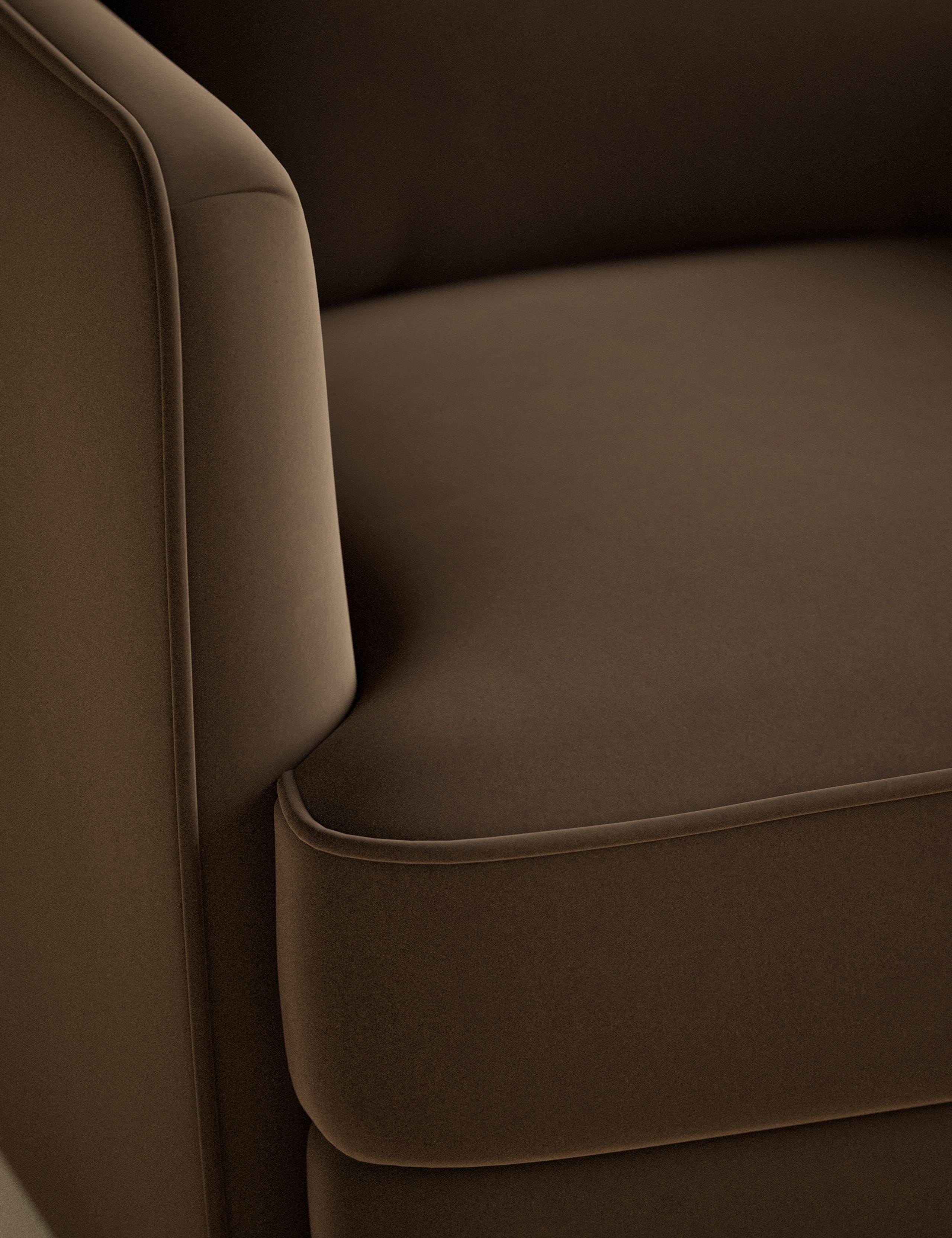 Chester Velvet Accent Armchair 4 of 9