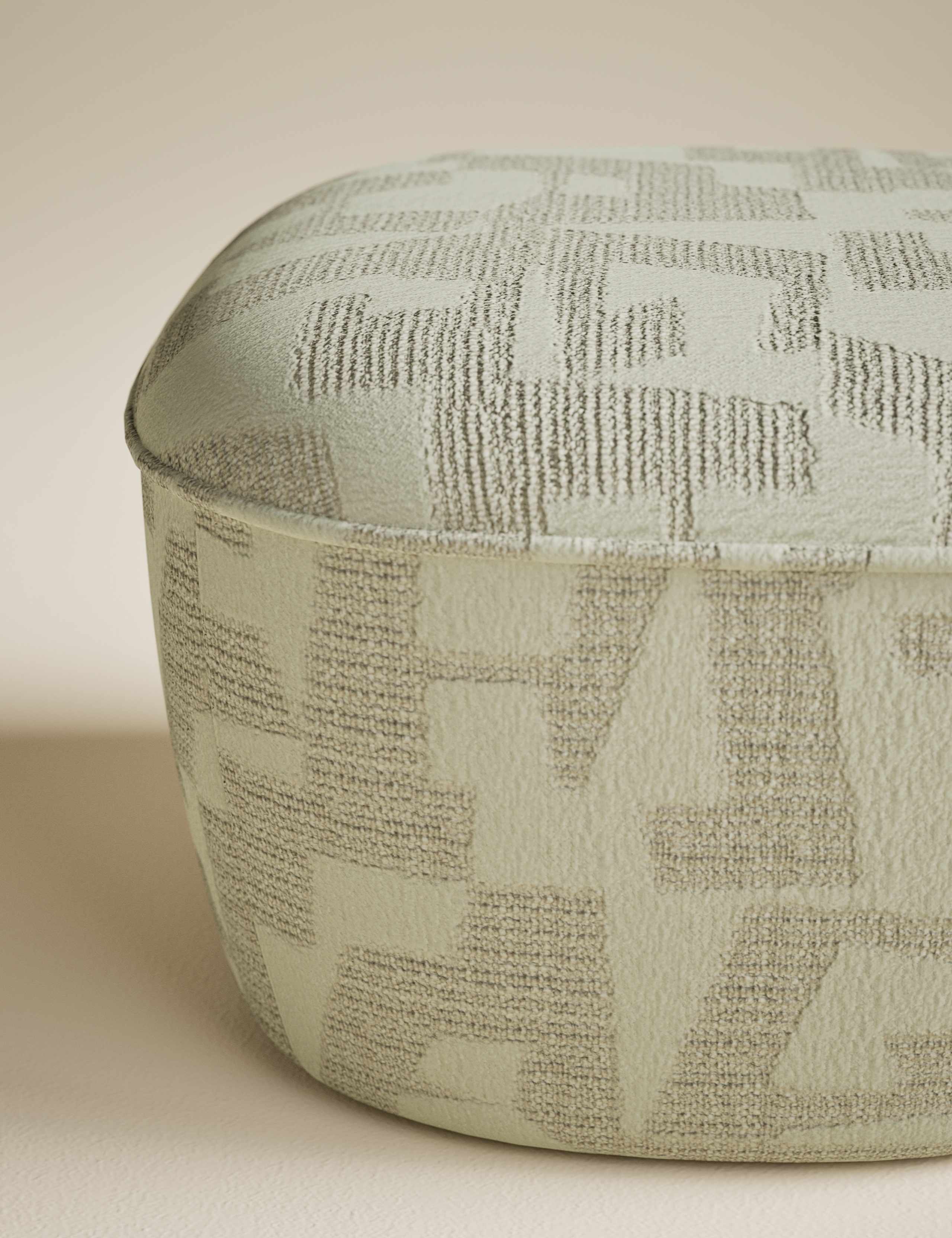 Mellow Jacquard Footstool 3 of 6