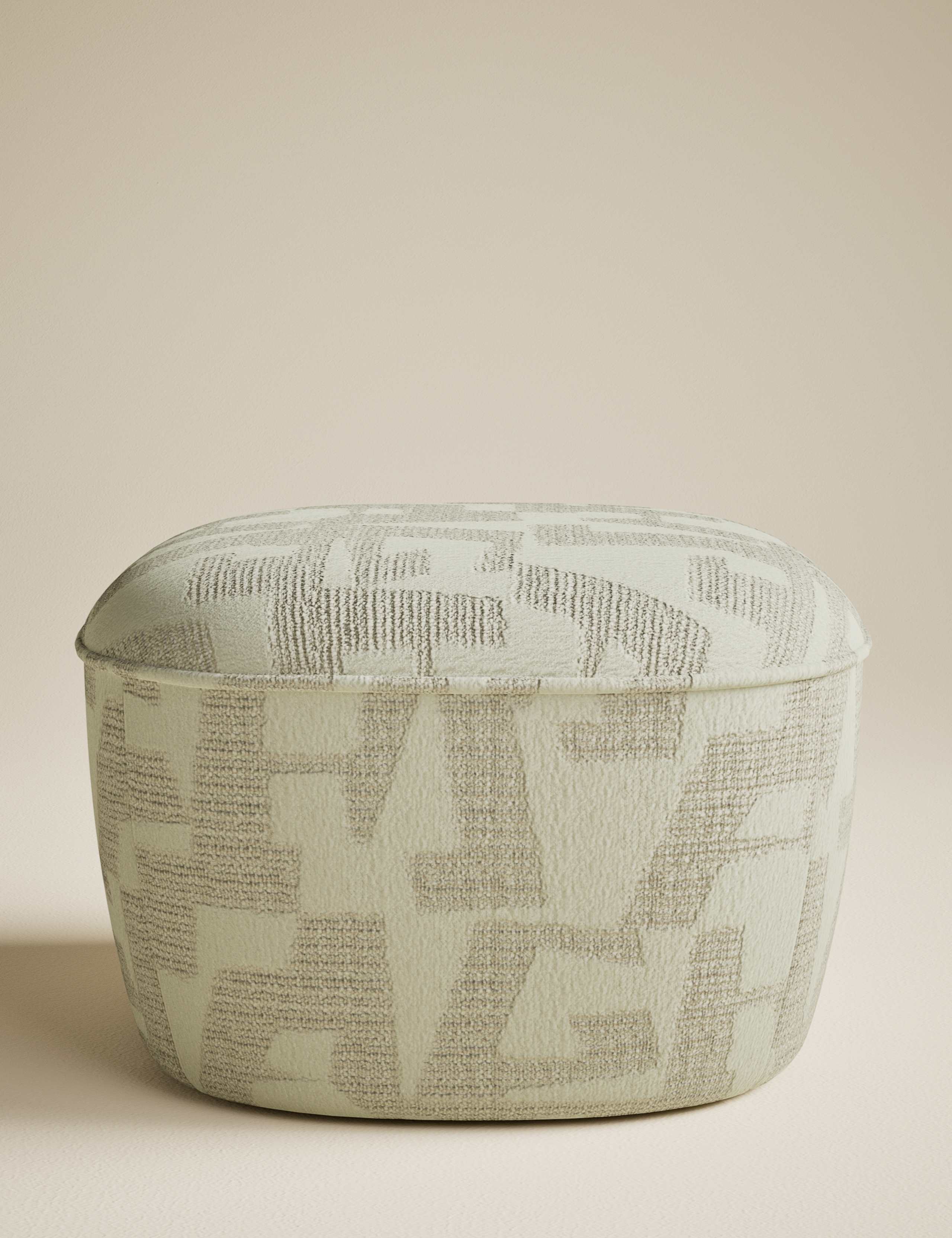 Mellow Jacquard Footstool 2 of 6