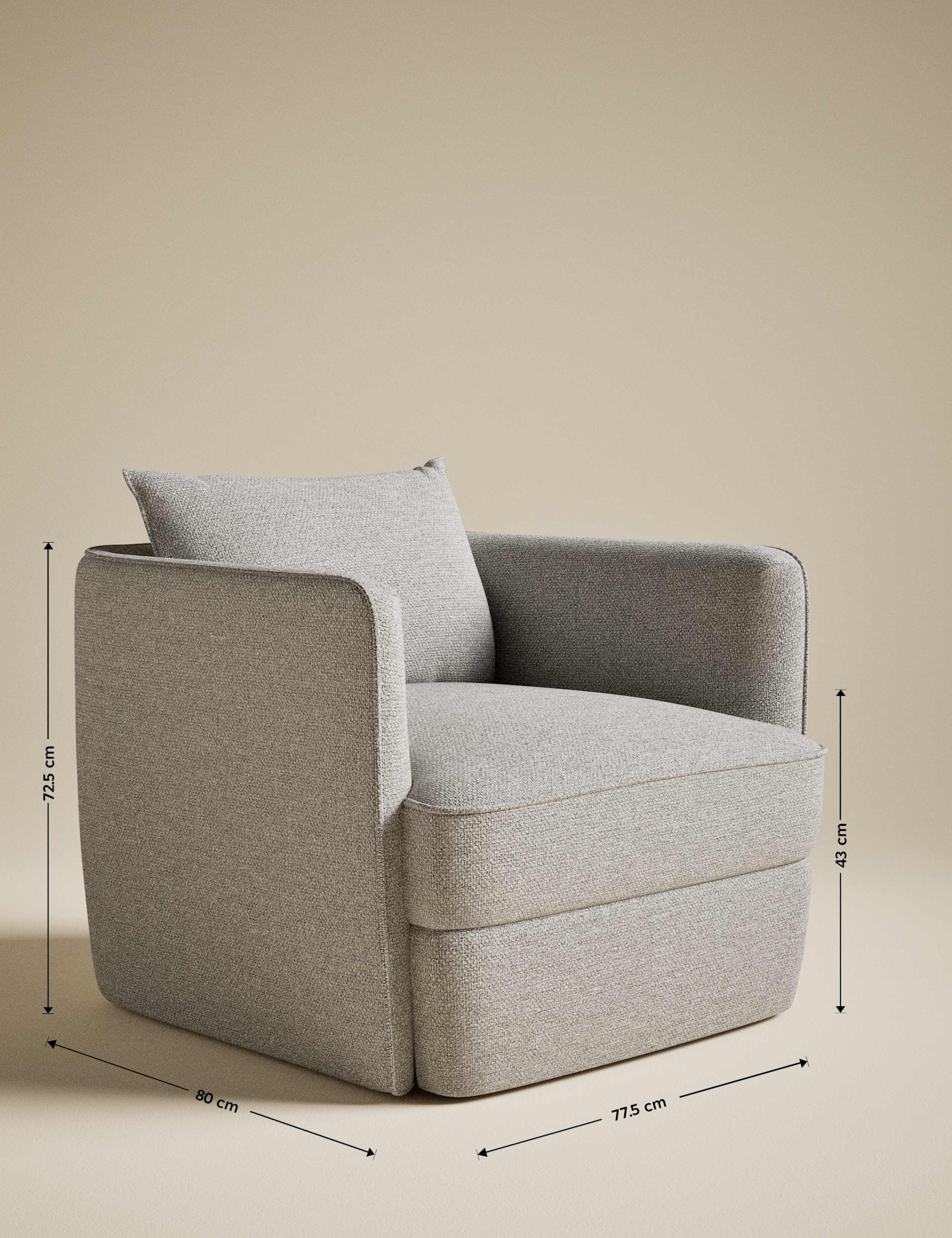 Chester Soft Chenille Accent Chair 7 of 7