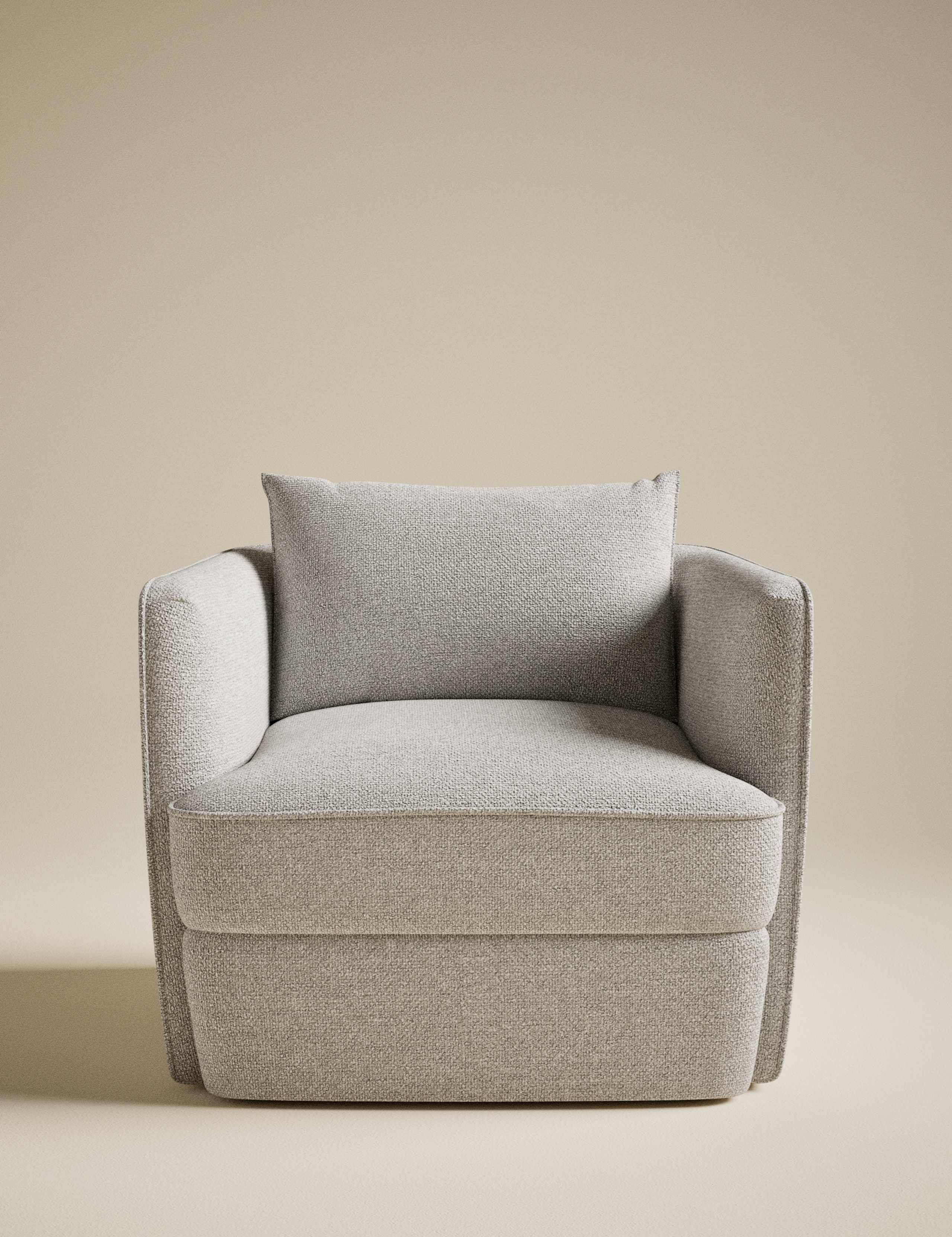 Chester Soft Chenille Accent Chair 2 of 7