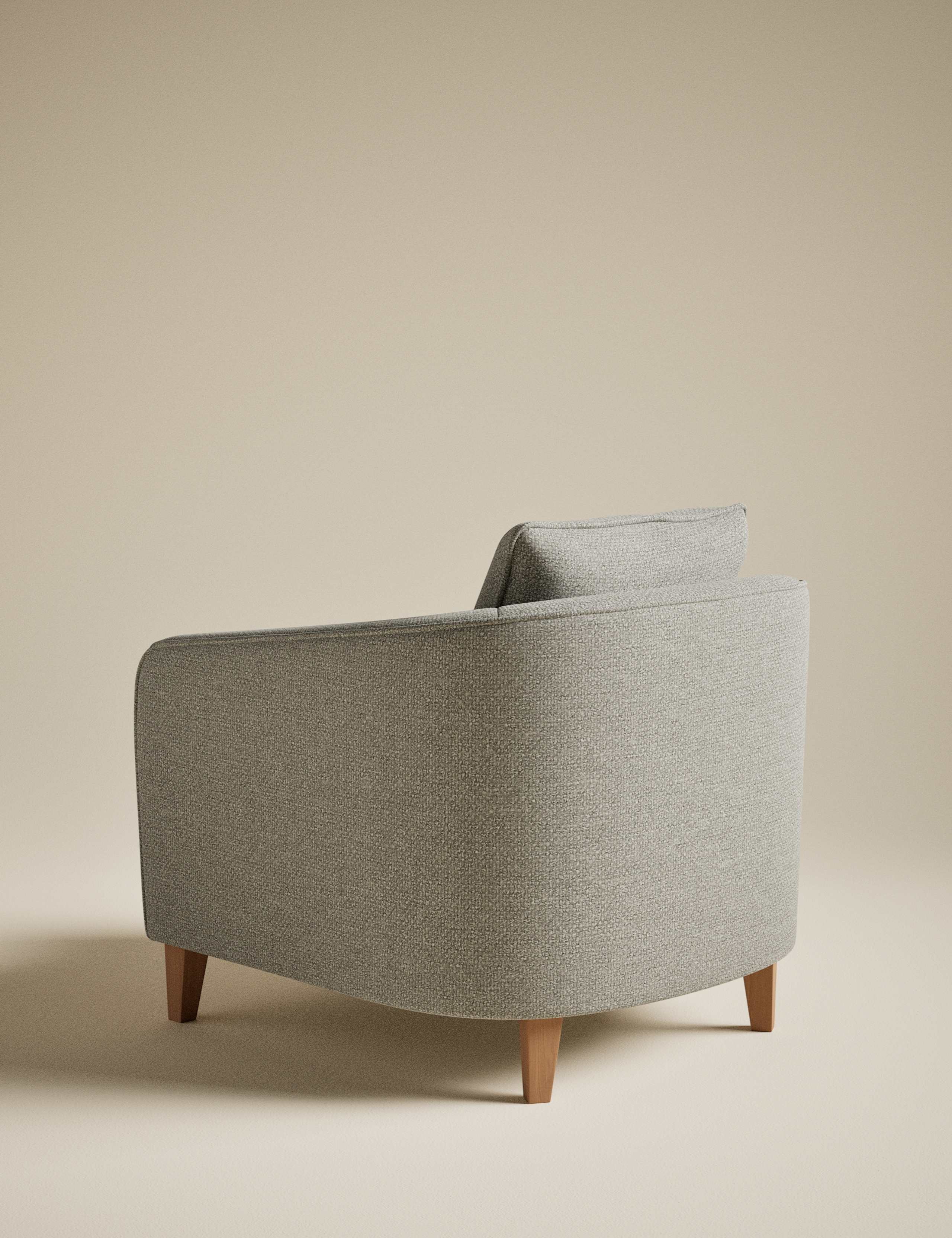 Lara Soft Chenille Accent Chair 3 of 7