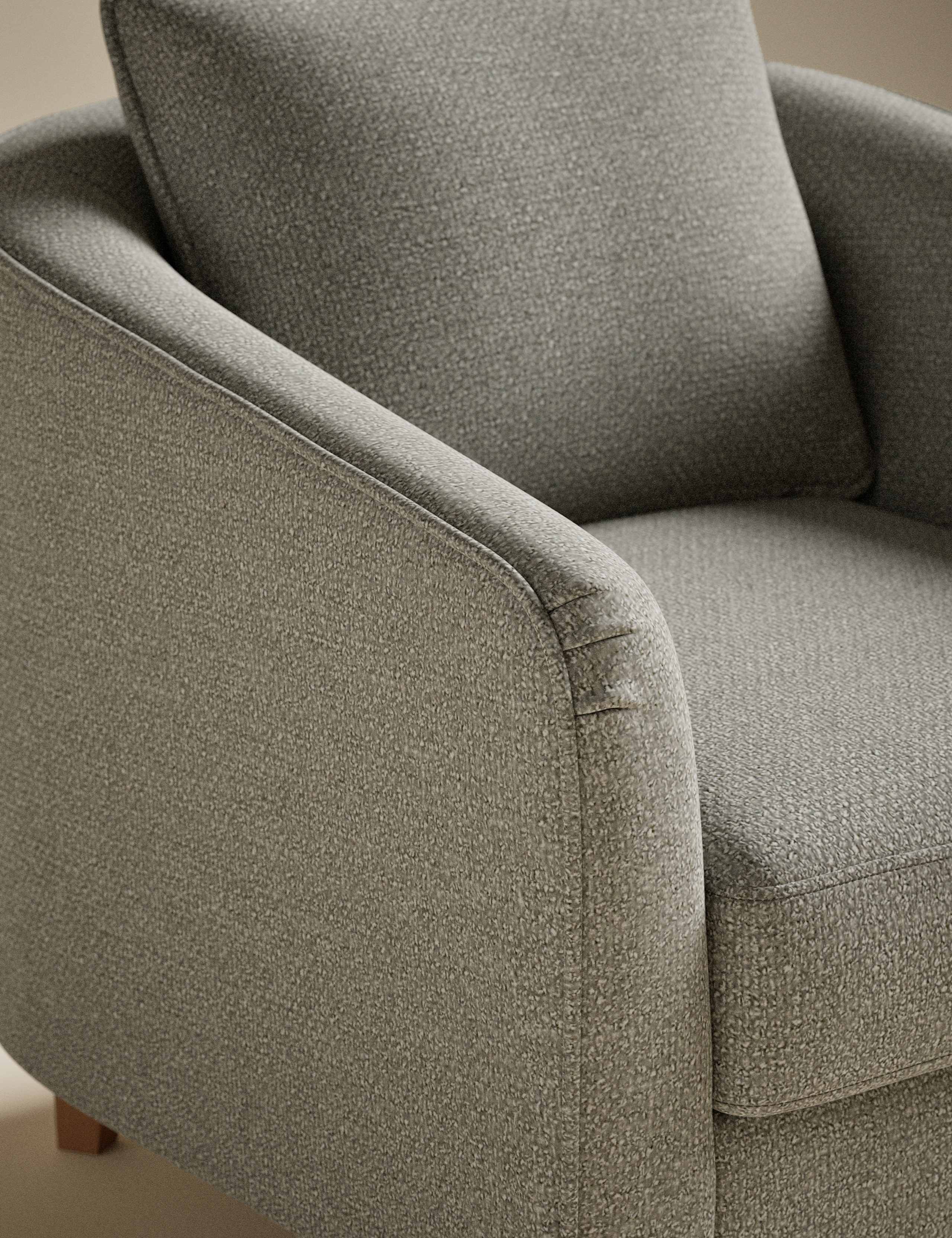 Lara Soft Chenille Accent Chair 4 of 7