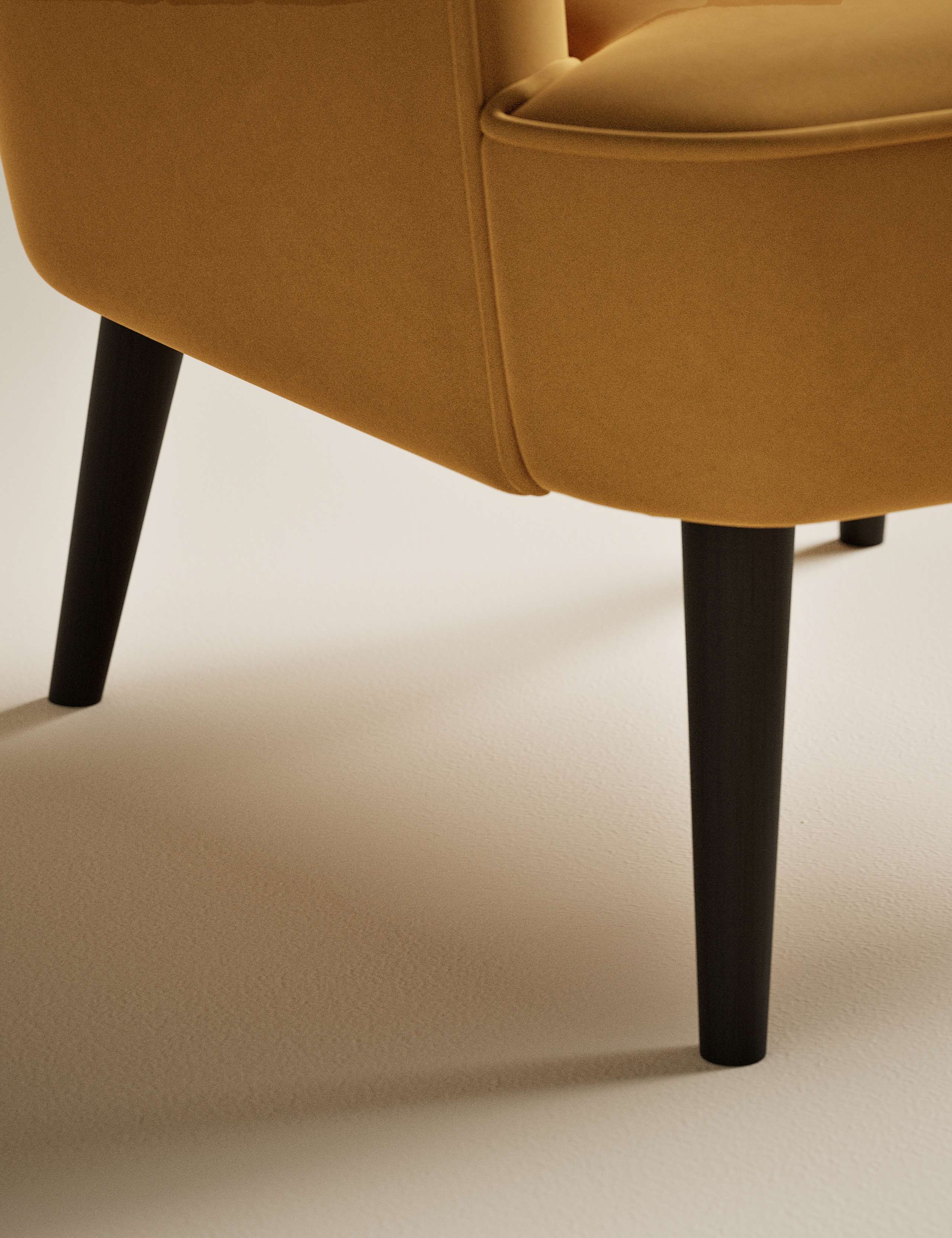 Evie Velvet Accent Chair 5 of 7