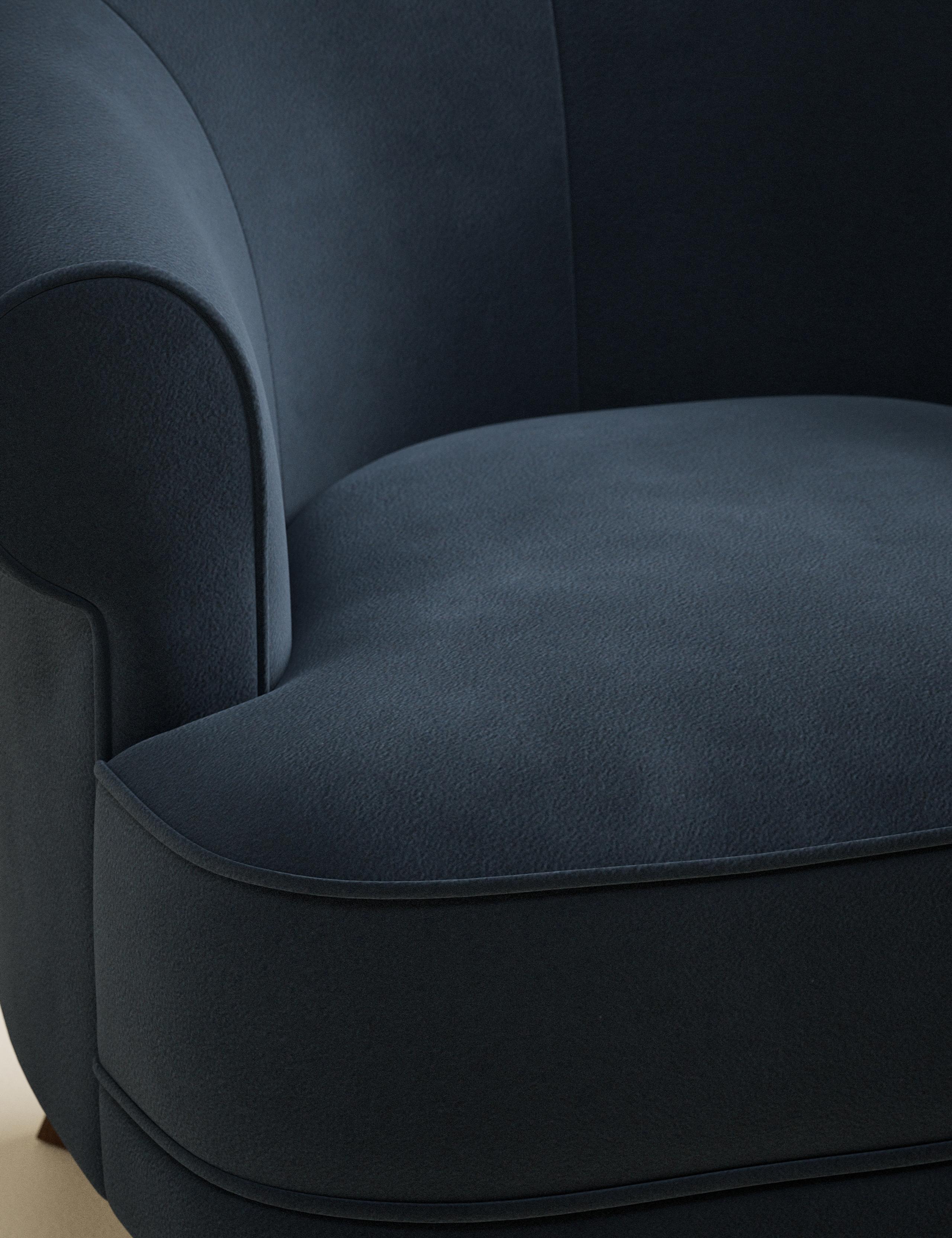 Joan Velvet Accent Chair 4 of 7