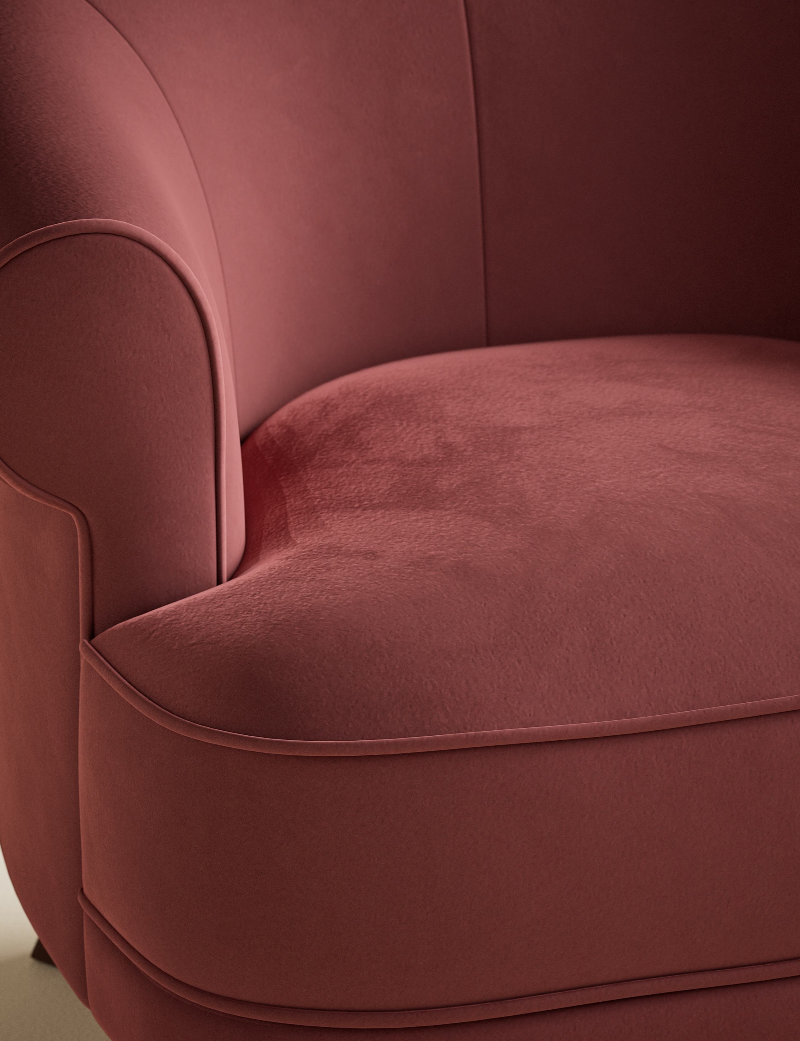 Joan Velvet Accent Chair 4 of 7