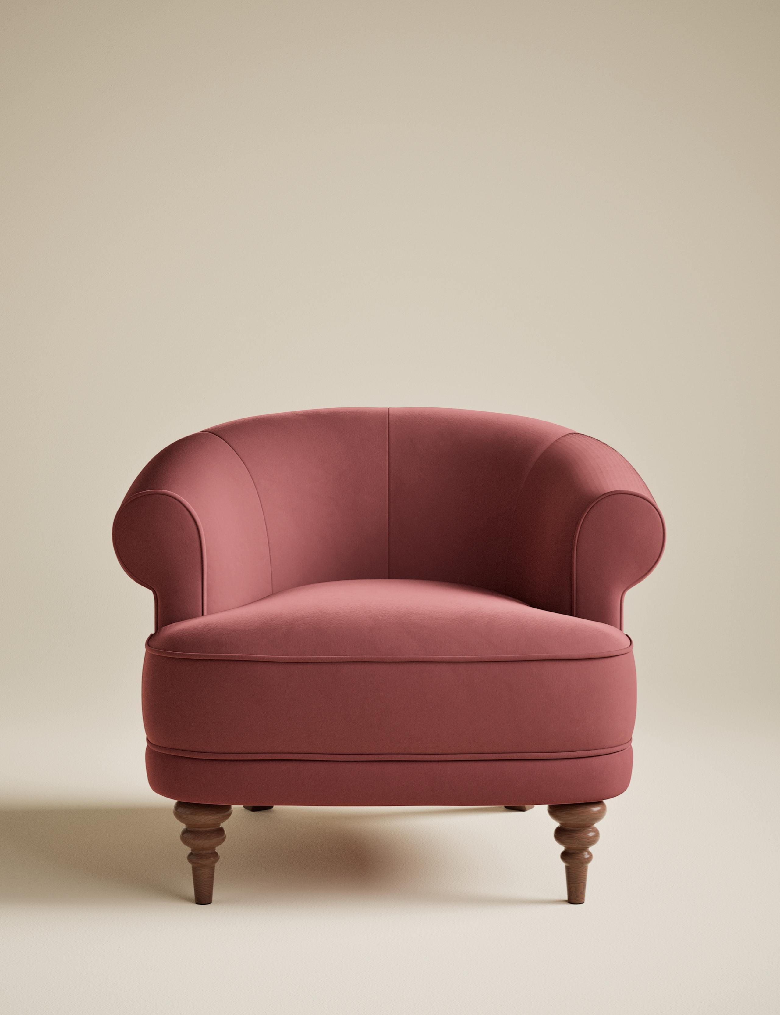 Joan Velvet Accent Chair 2 of 7