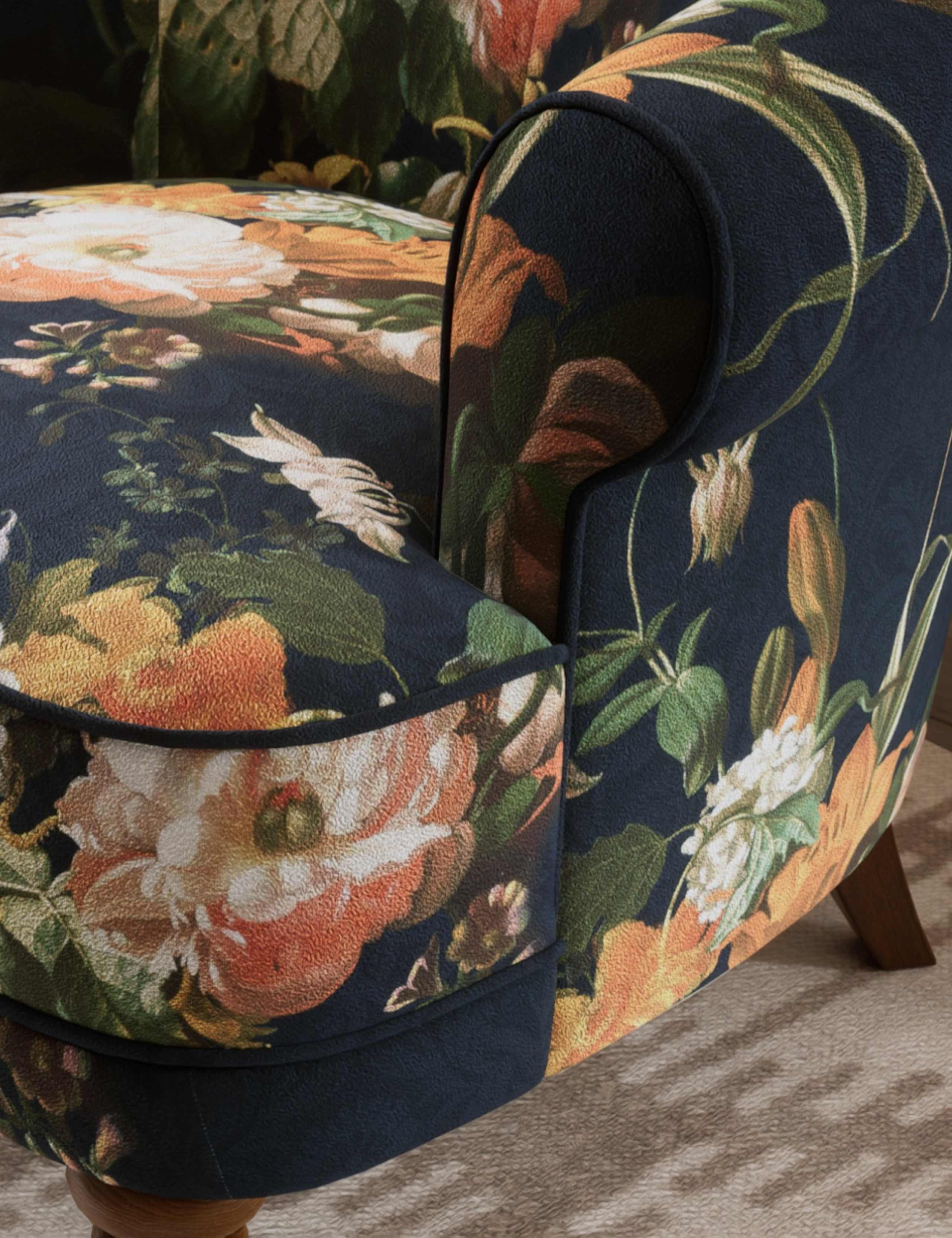 Velvet Accent Chair 3 of 7