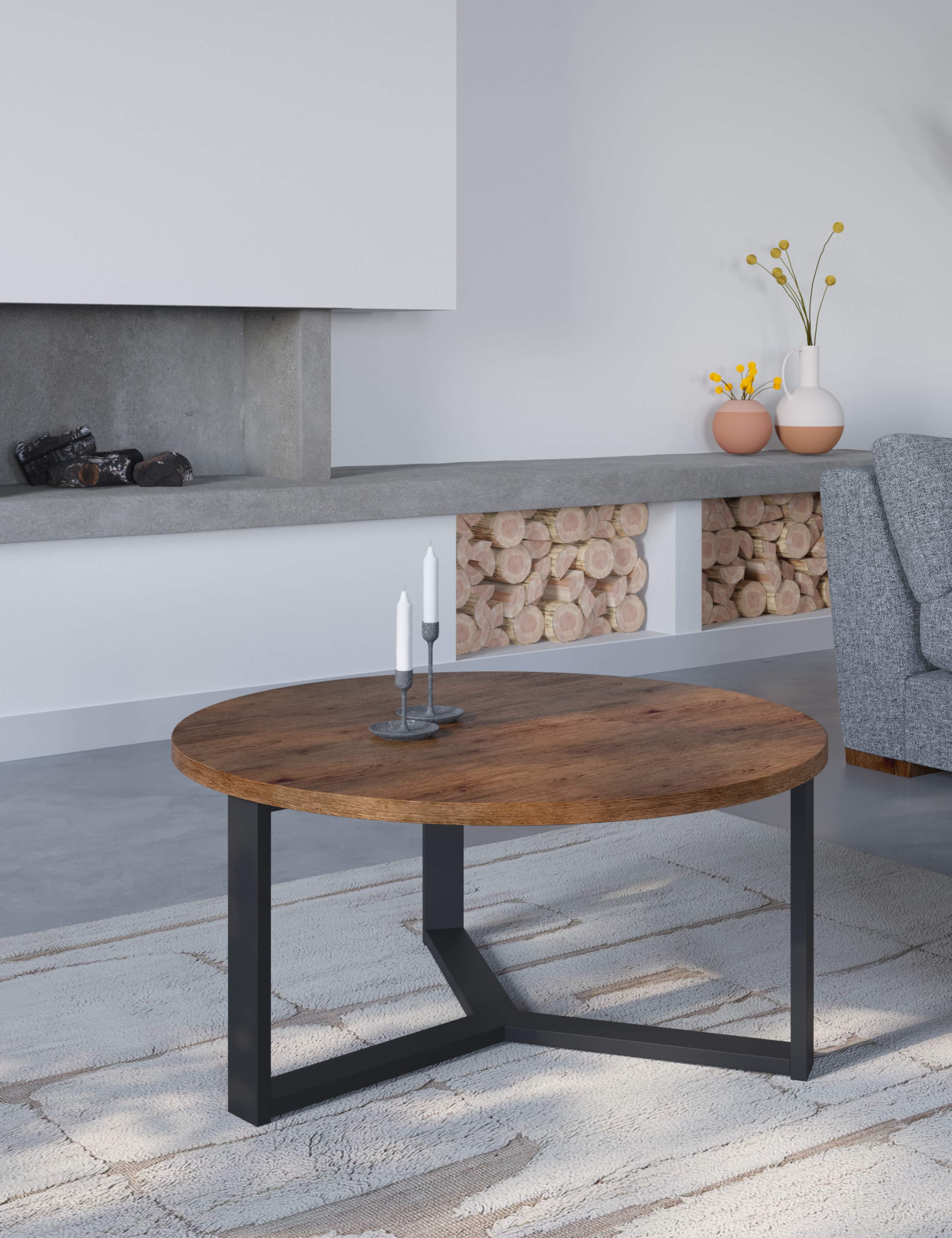 Brookland Round Coffee Table 1 of 7