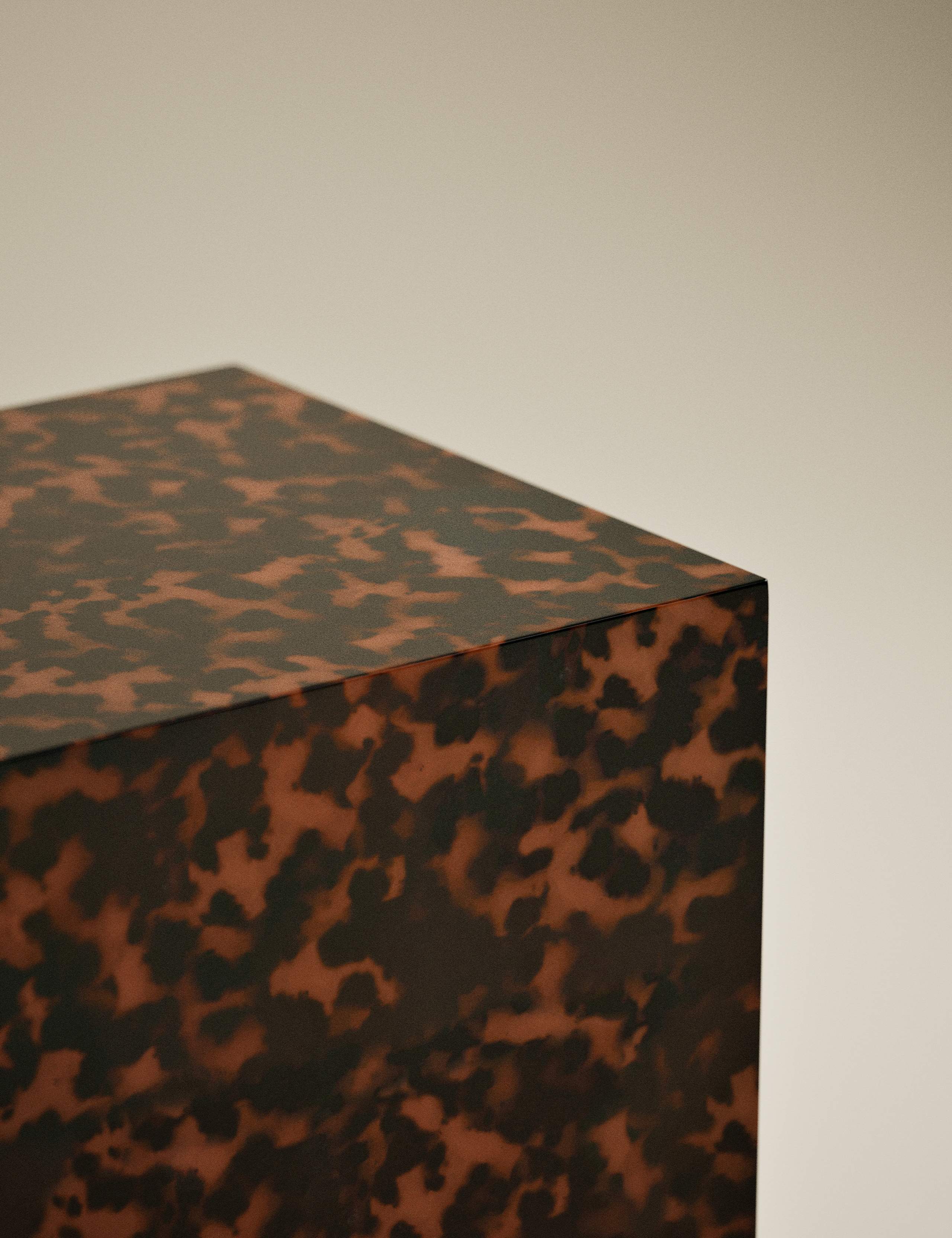 Blithe Tortoise Print Side Table 3 of 6