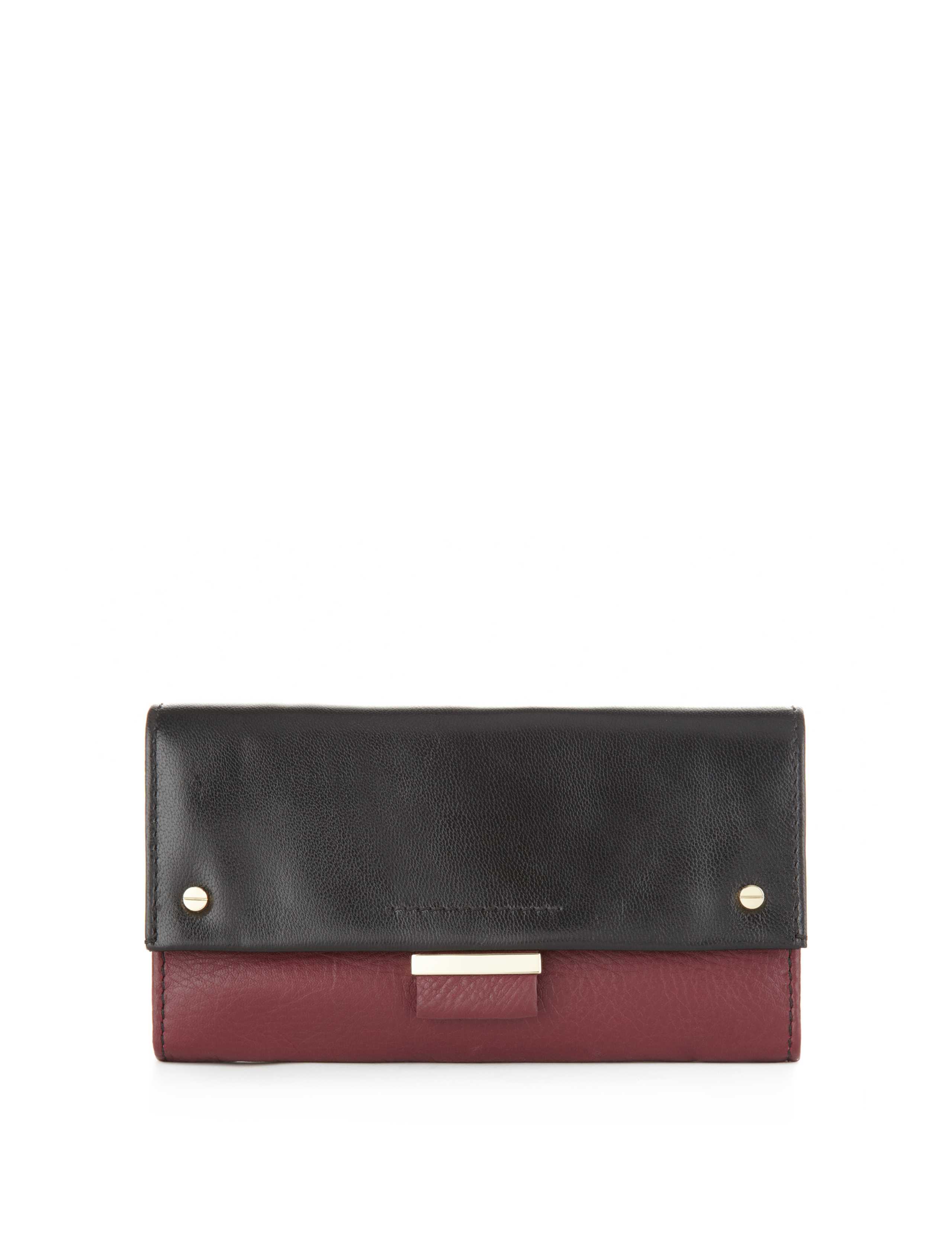 Leather Animal Skin Print Purse with Cardsafe™ 1 of 5