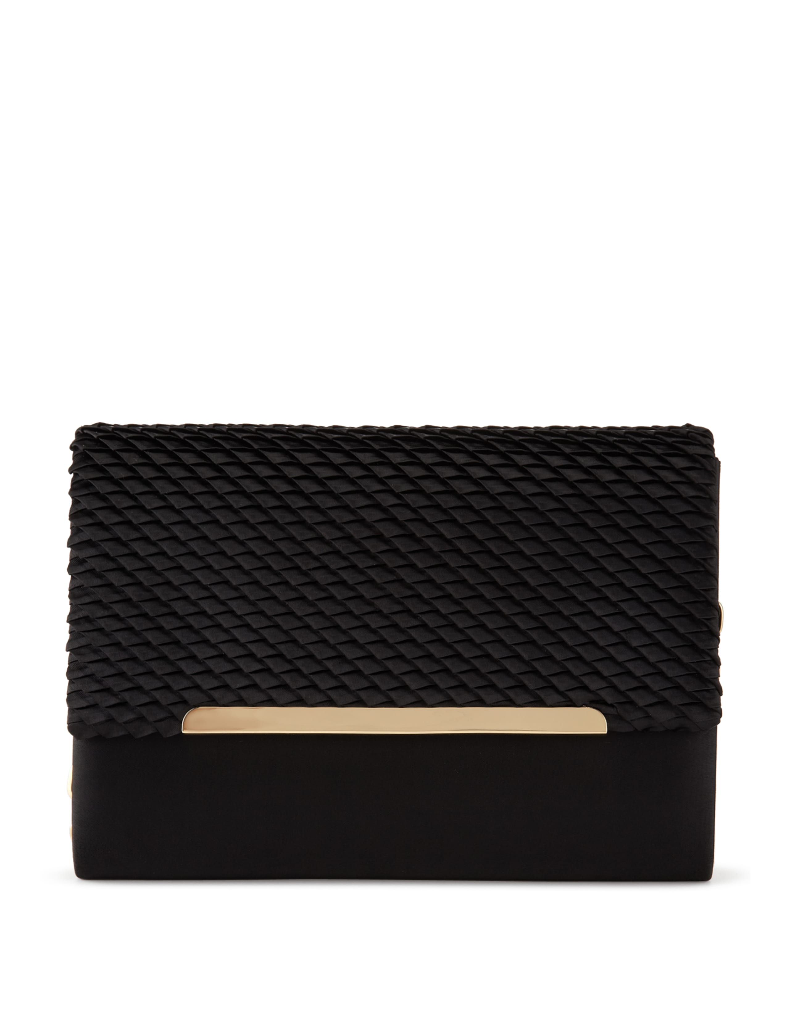Lattice Satin Clutch Bag 1 of 6