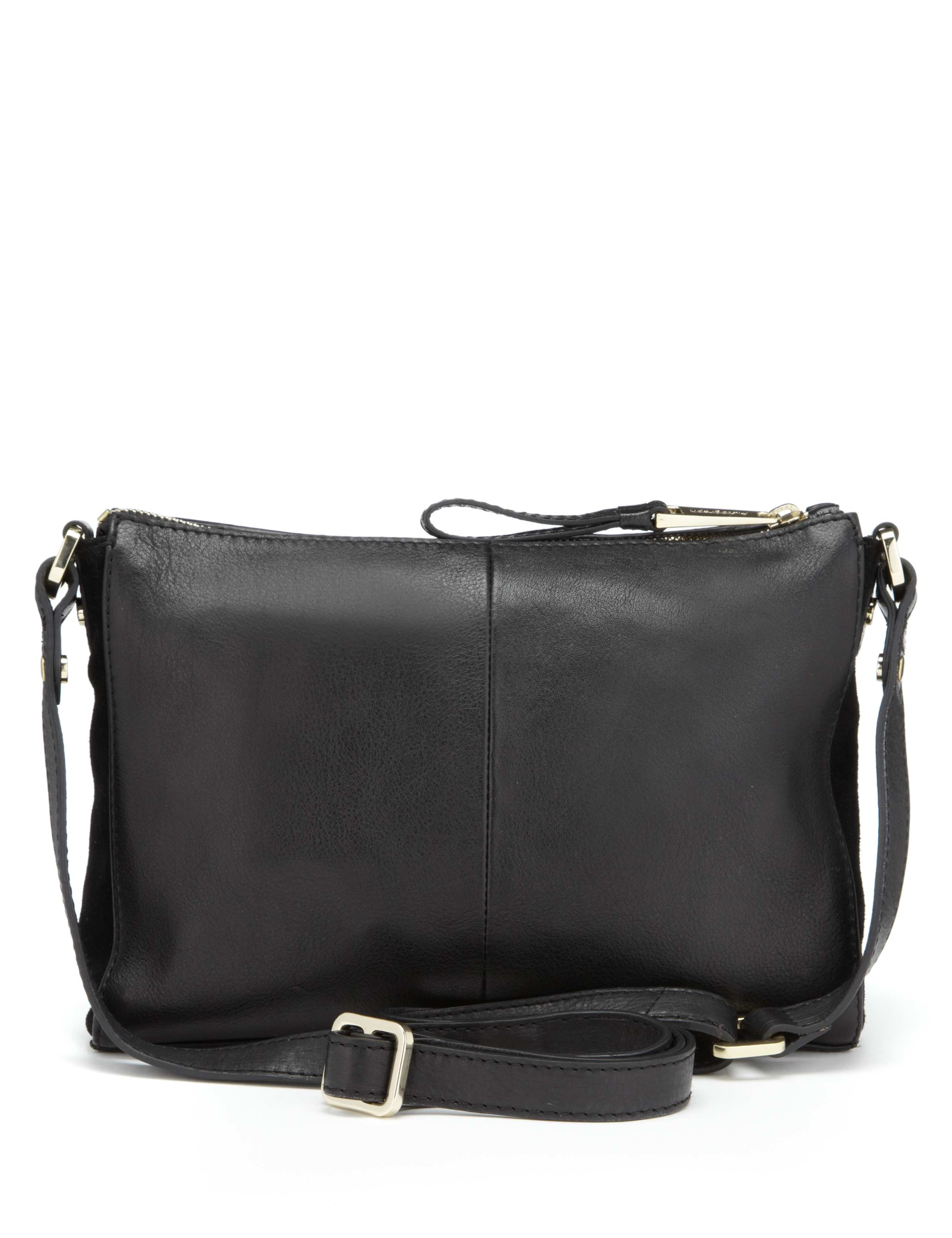 Leather Leopard Print Cross Body Bag 4 of 6