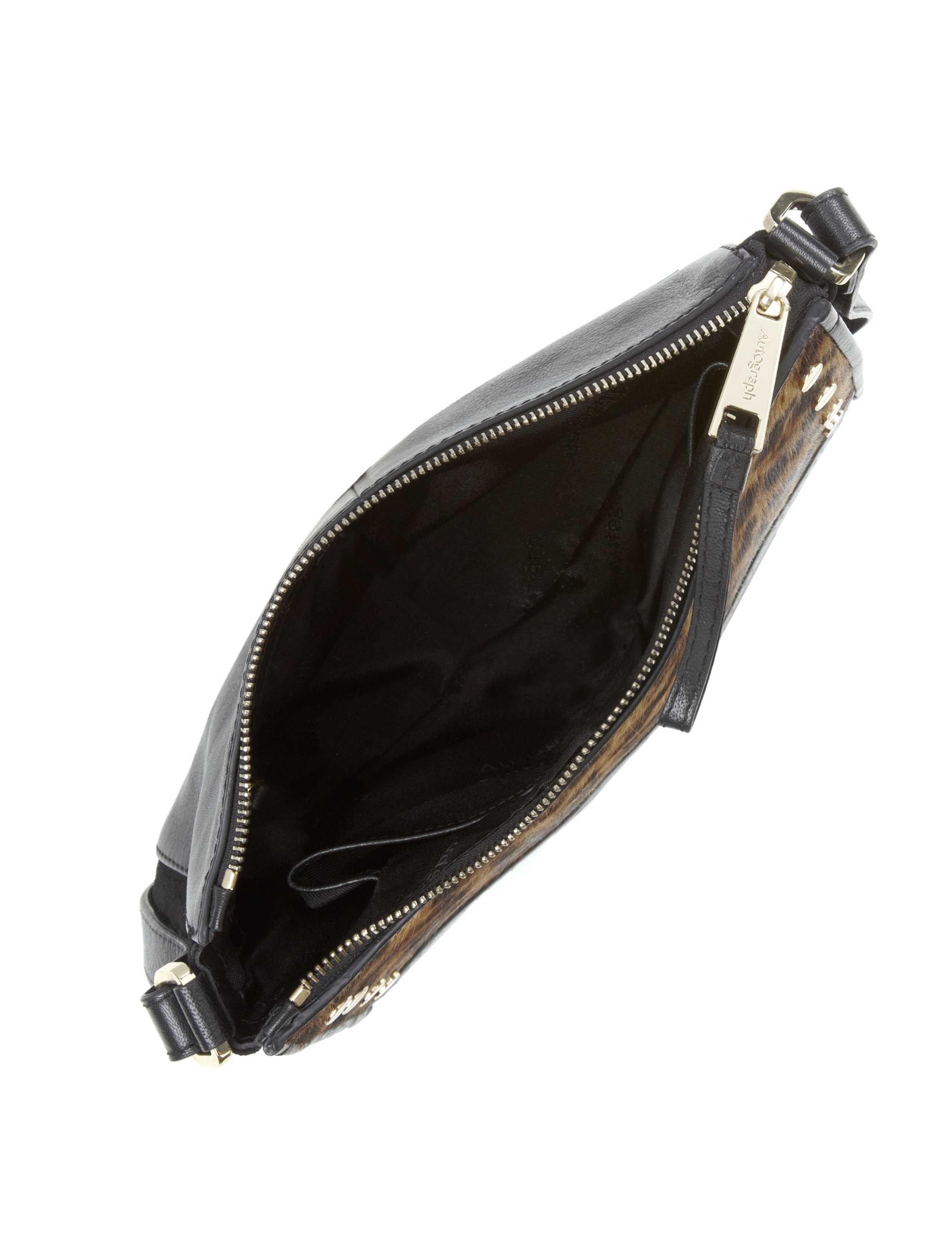 Leather Leopard Print Cross Body Bag 5 of 6