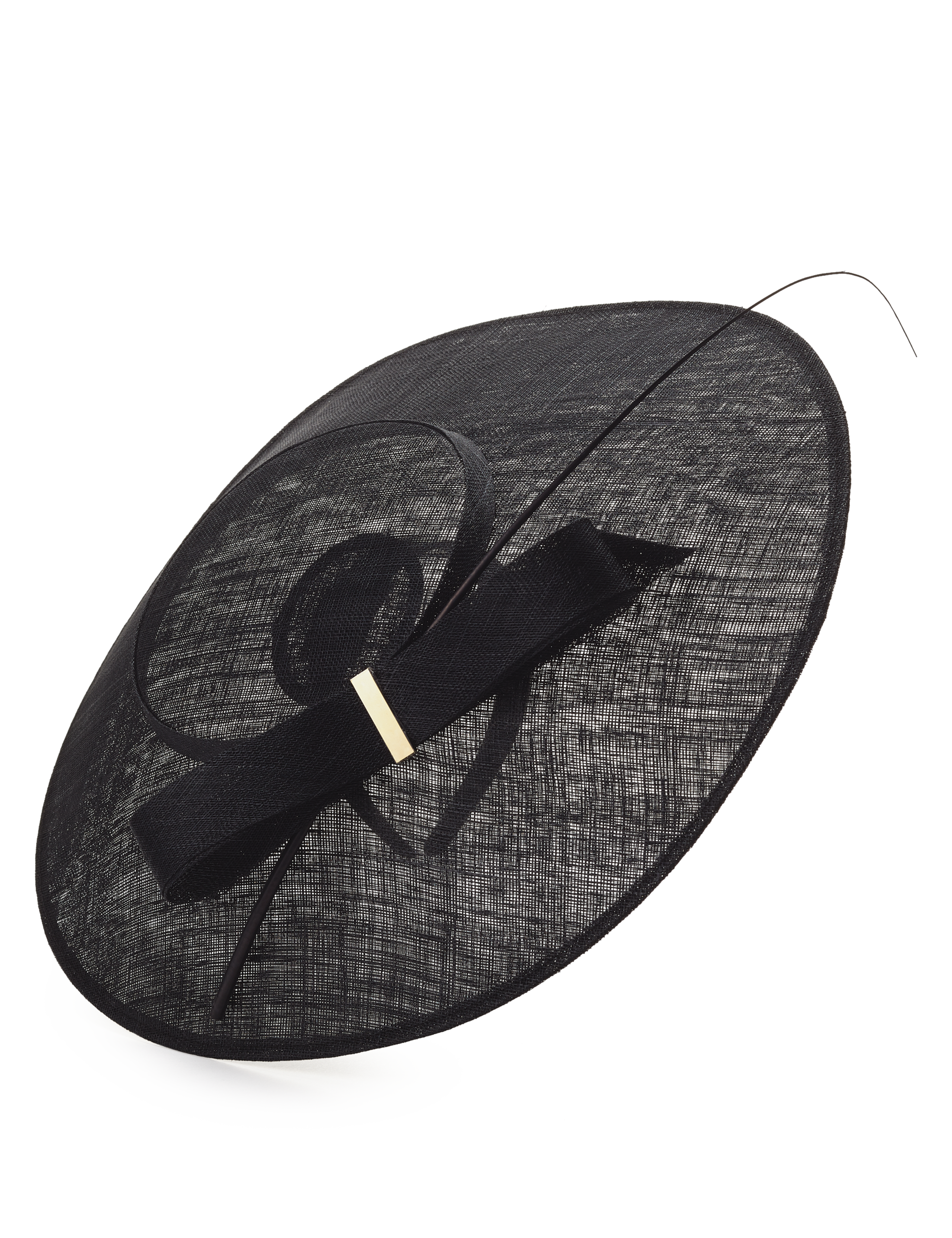 Slim Bow Disc Fascinator 2 of 4