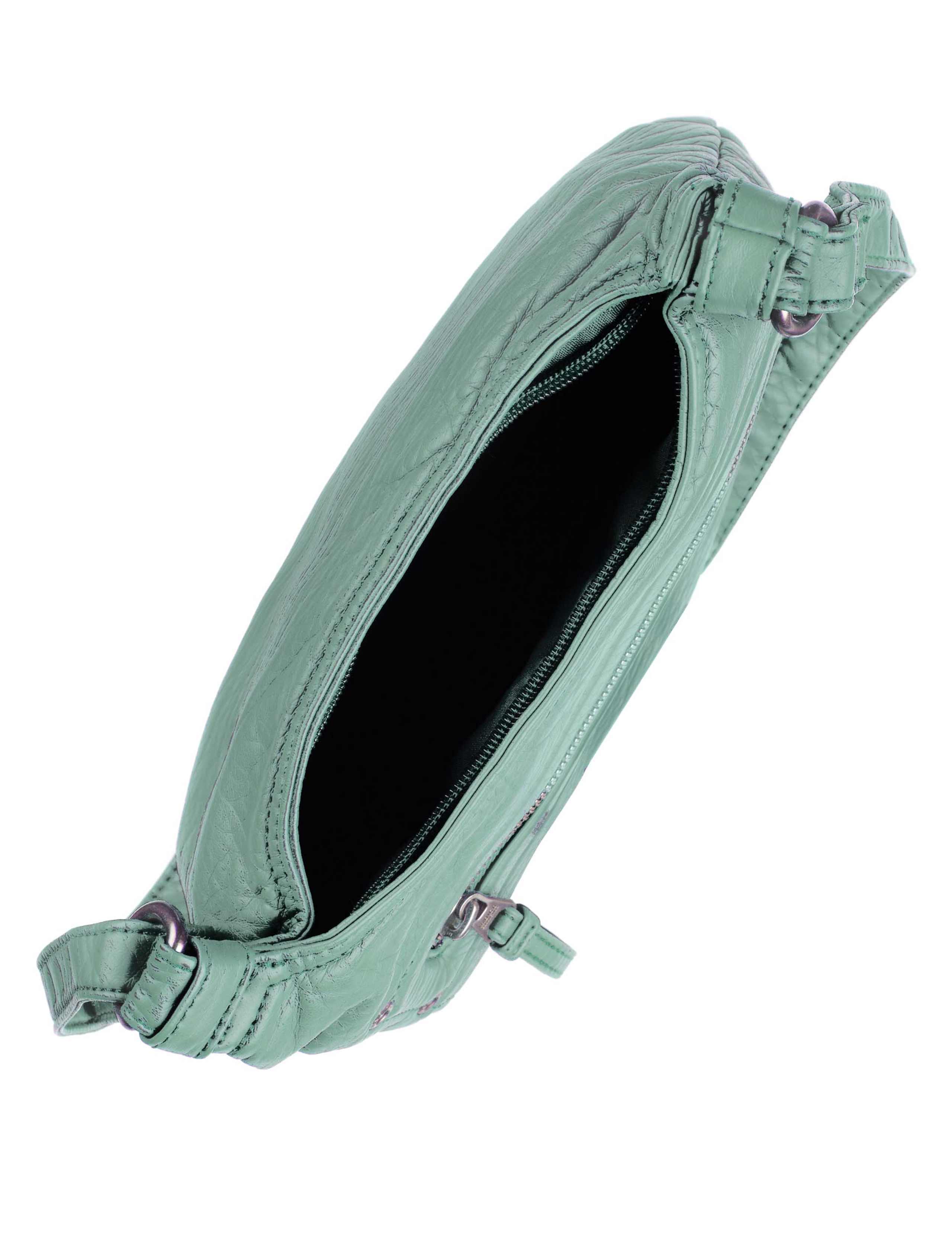 Front Zip Saddle Across Body Bag 6 of 7