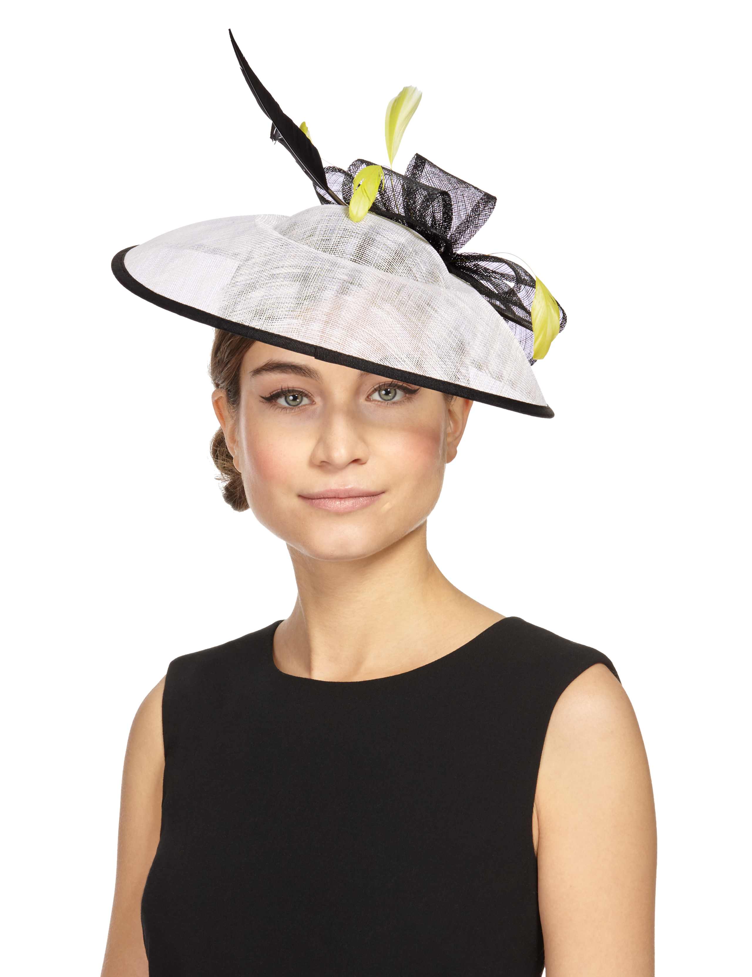 Jewel Embellished Feather Disc Fascinator 1 of 4