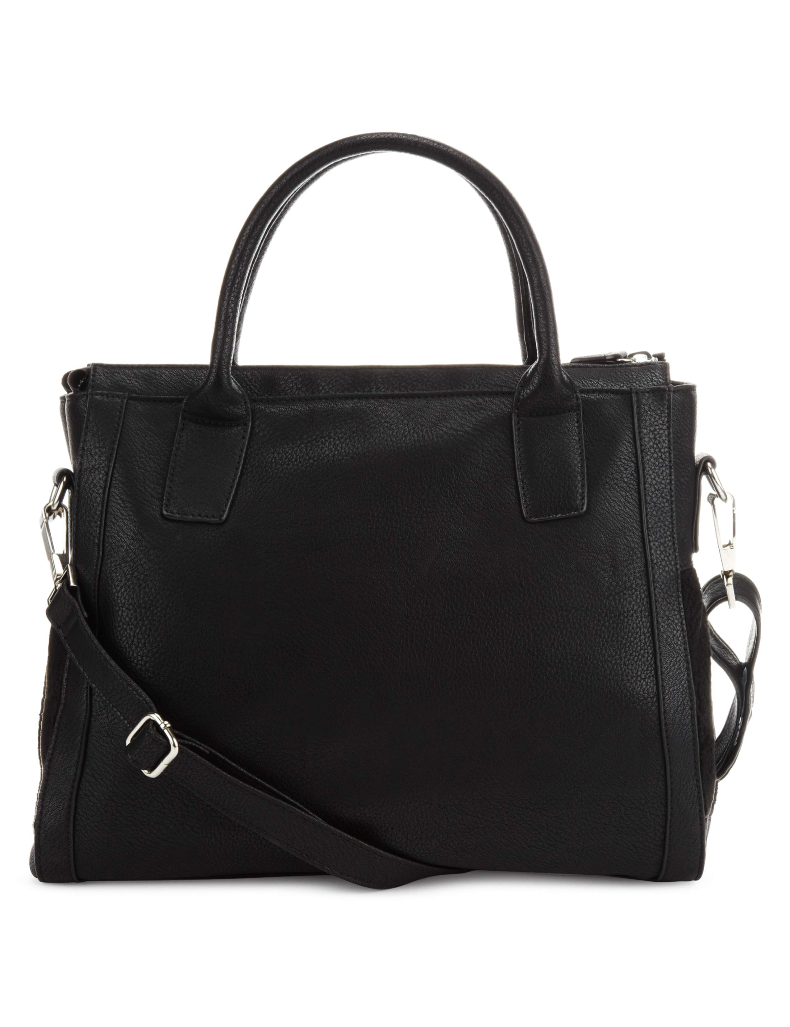 Shearling Style Tote Bag 5 of 6