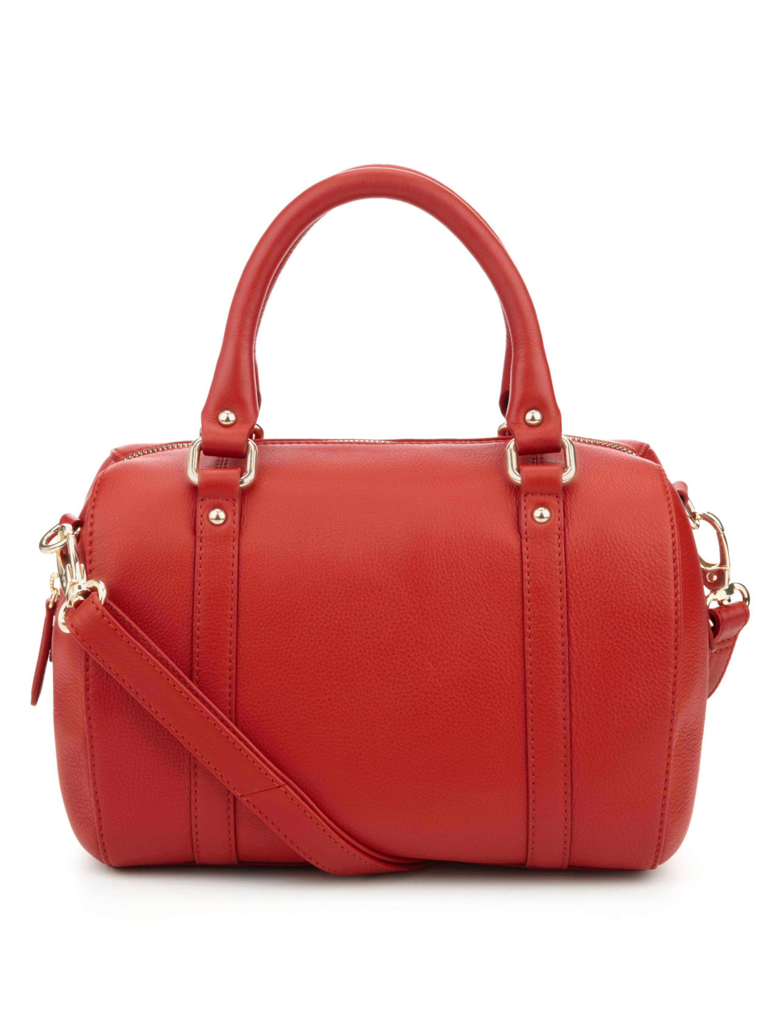 Leather Rounded Bowler Bag 1 of 6
