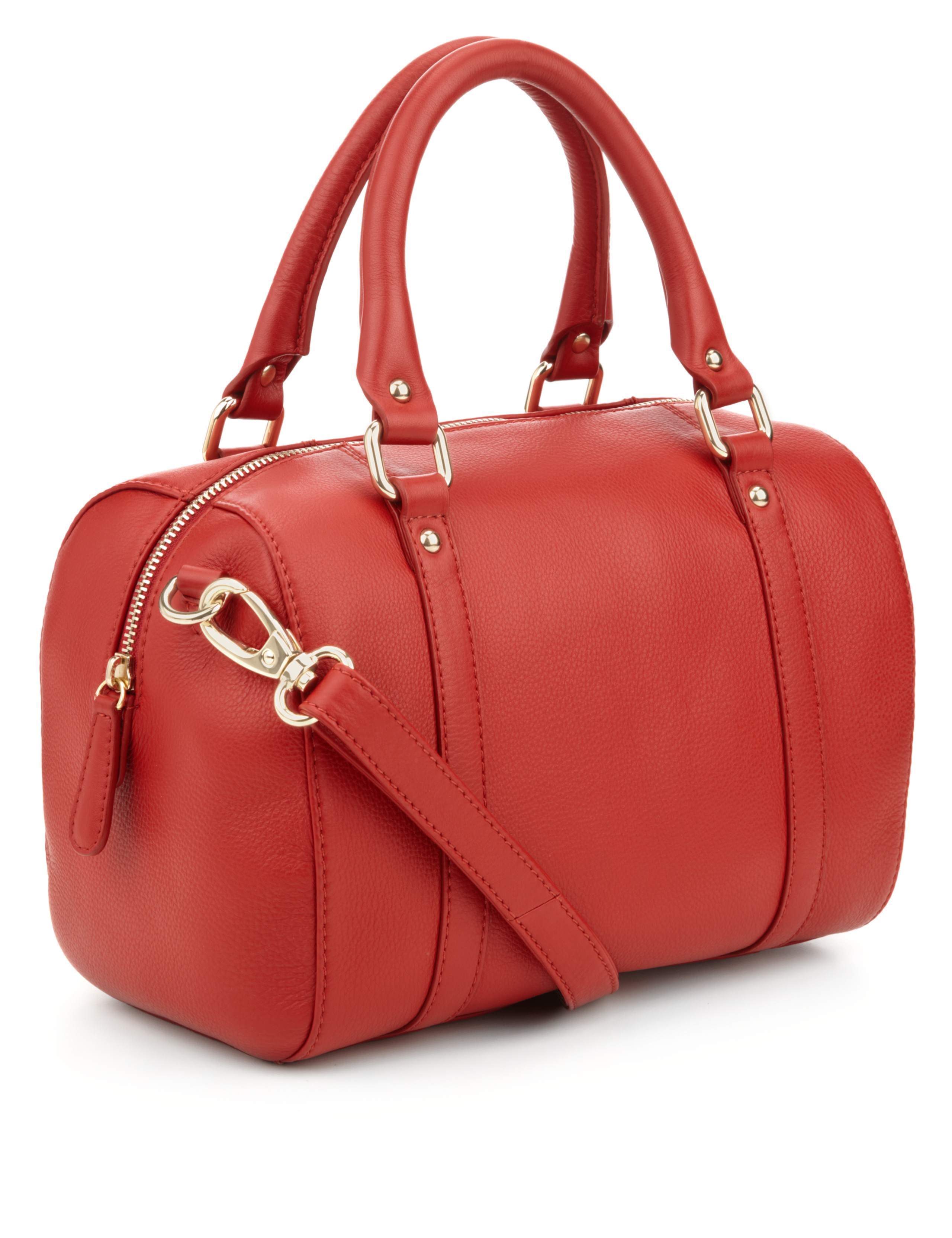 Leather Rounded Bowler Bag 4 of 6