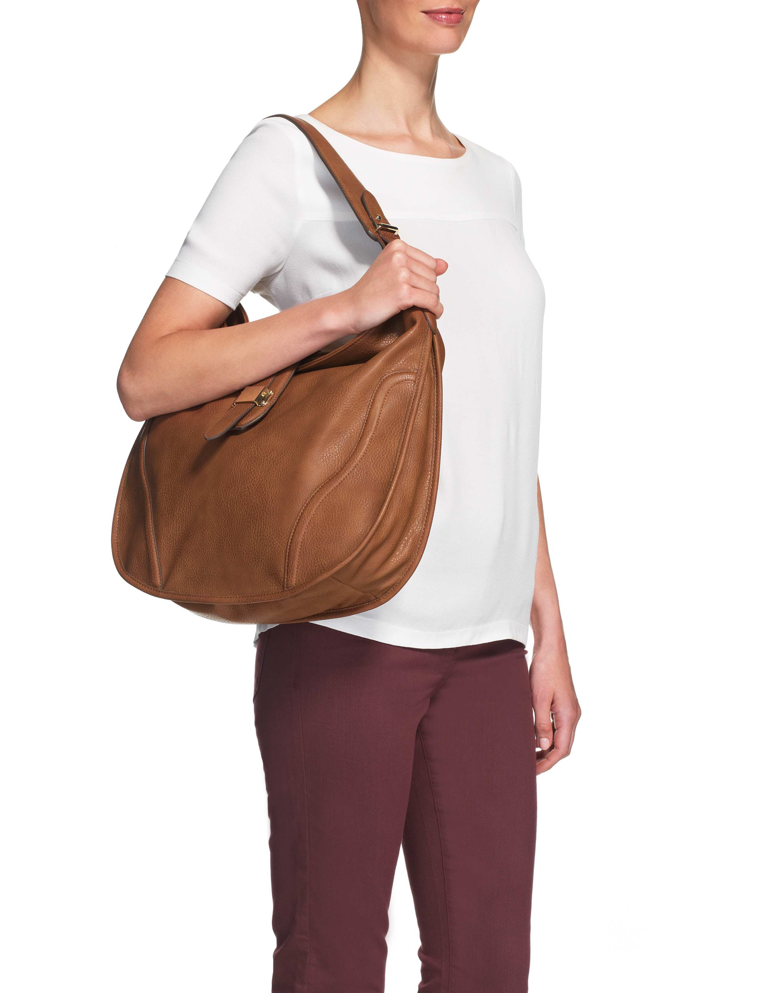 Panelled Hobo Bag 3 of 6