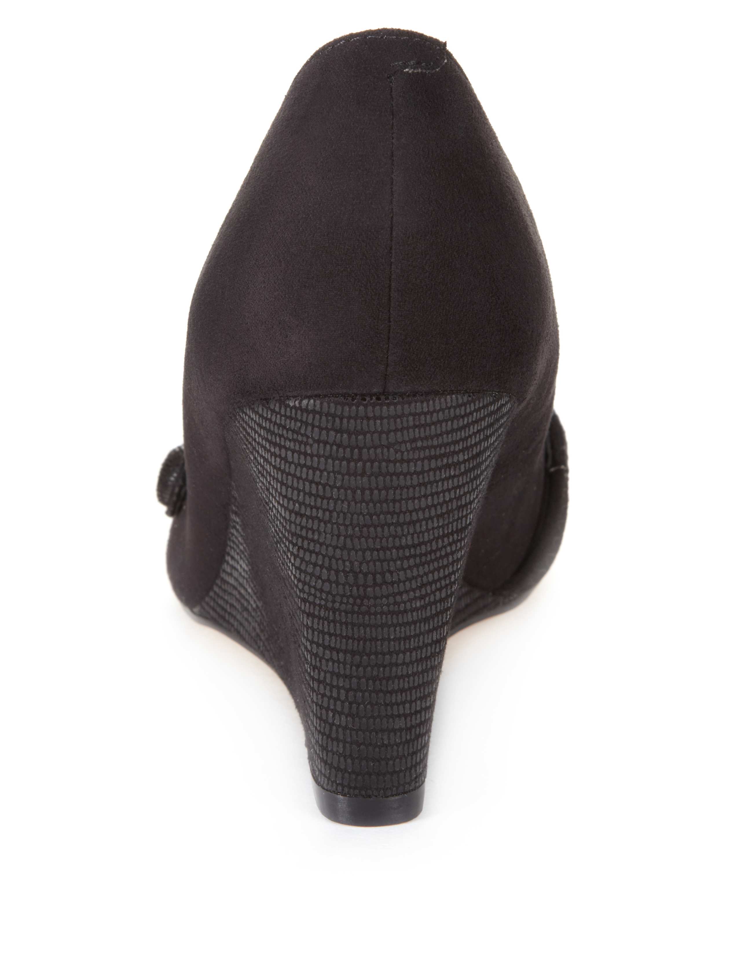 Mock Suede Wedge Shoes with Insolia® 3 of 4