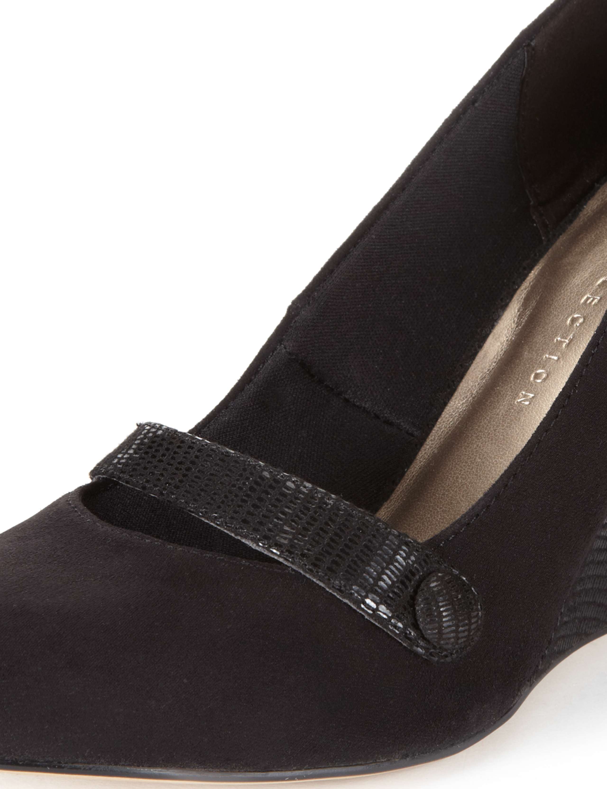 Mock Suede Wedge Shoes with Insolia® 4 of 4