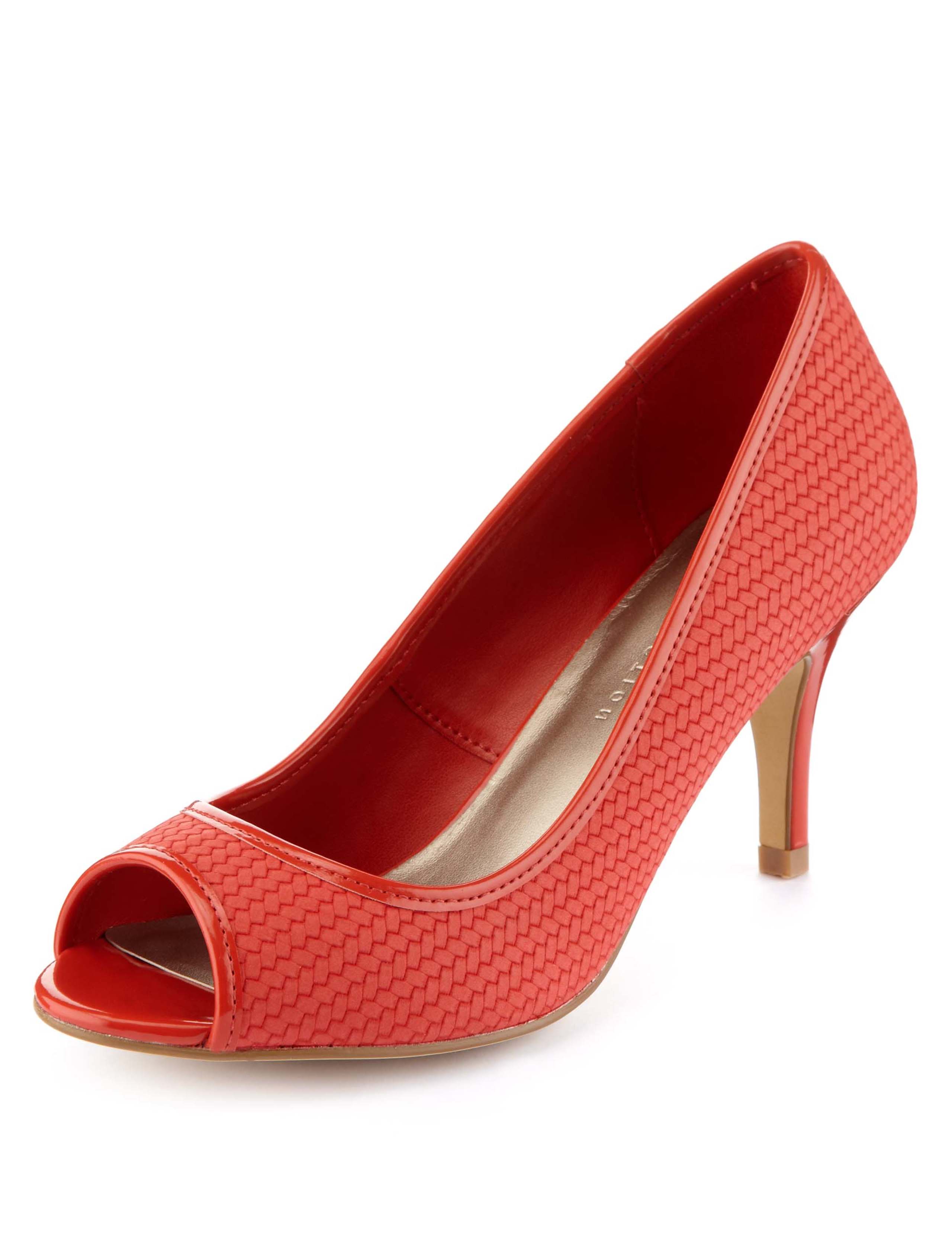 Weave Peep Toe Shoes with Insolia® 1 of 3