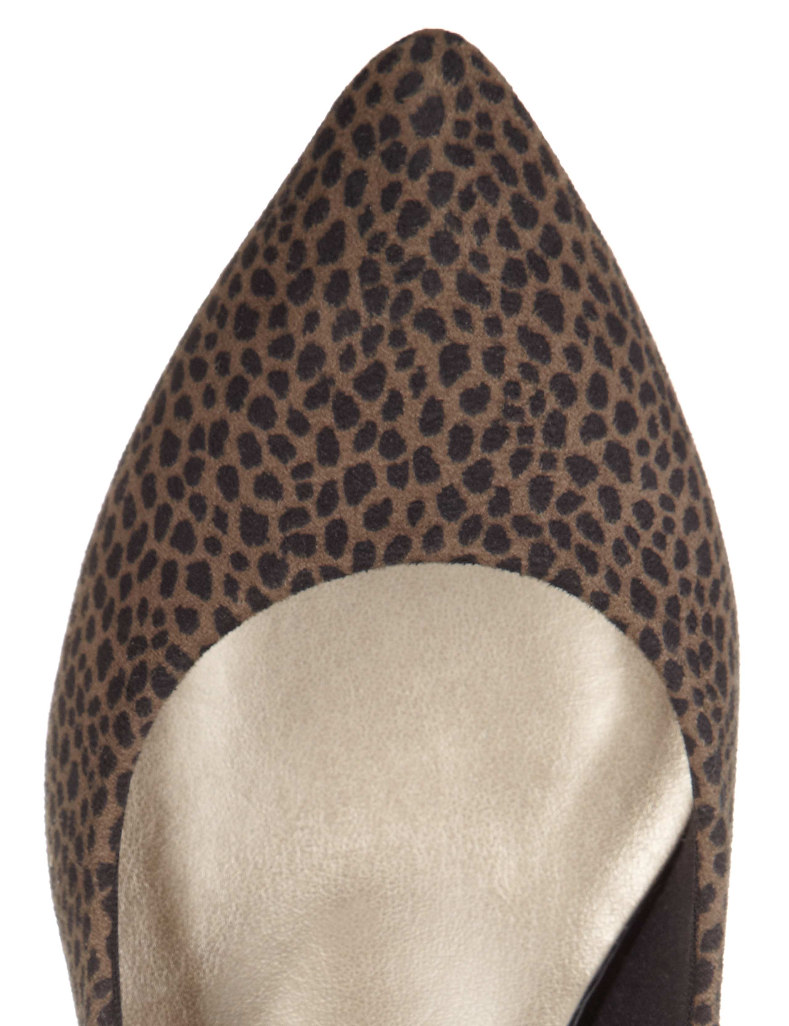 Pointed Toe Mid Heel Animal Print Court Shoes with Insolia® 3 of 3