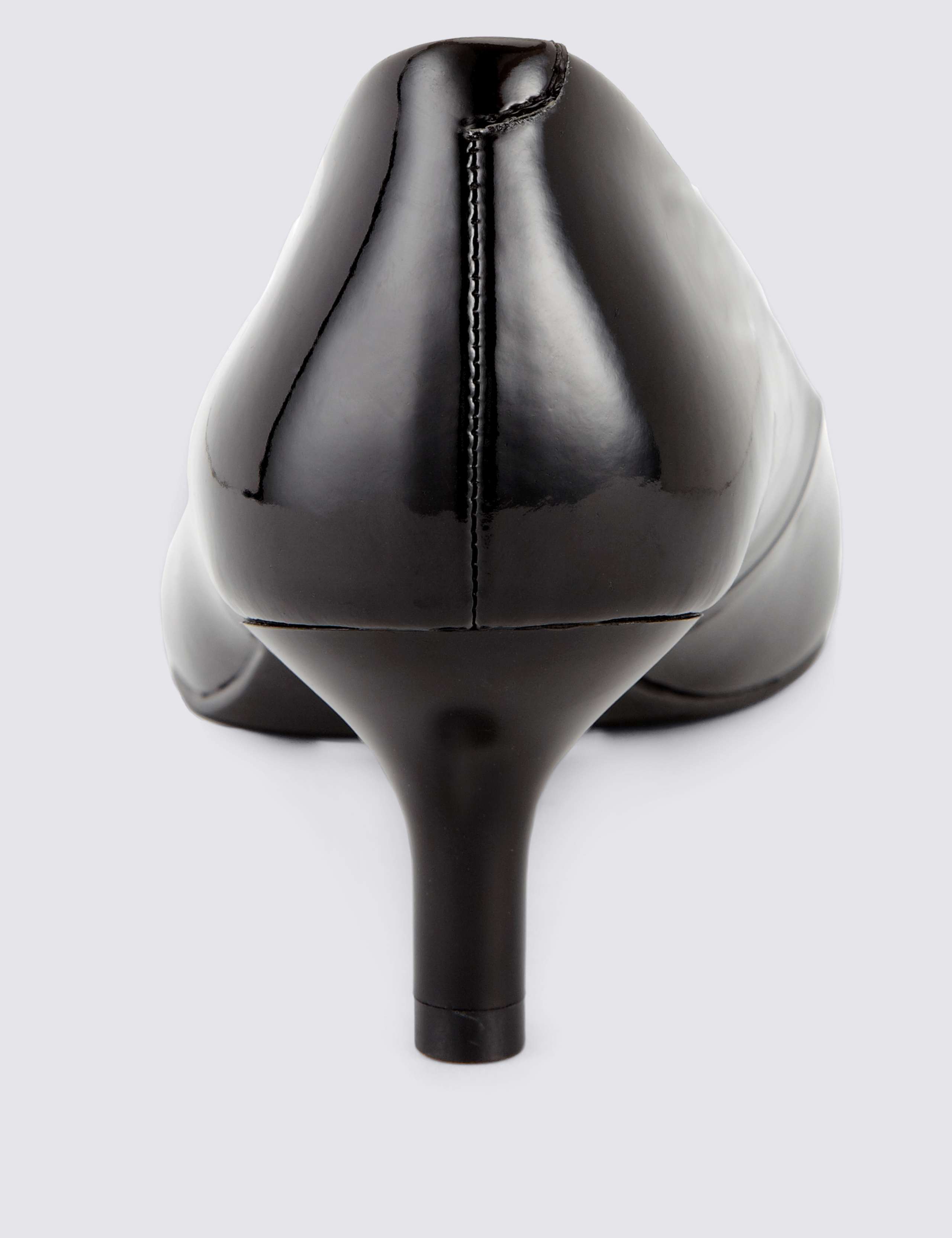 Pointed Toe Mid Heel Court Shoes with Insolia® 3 of 4