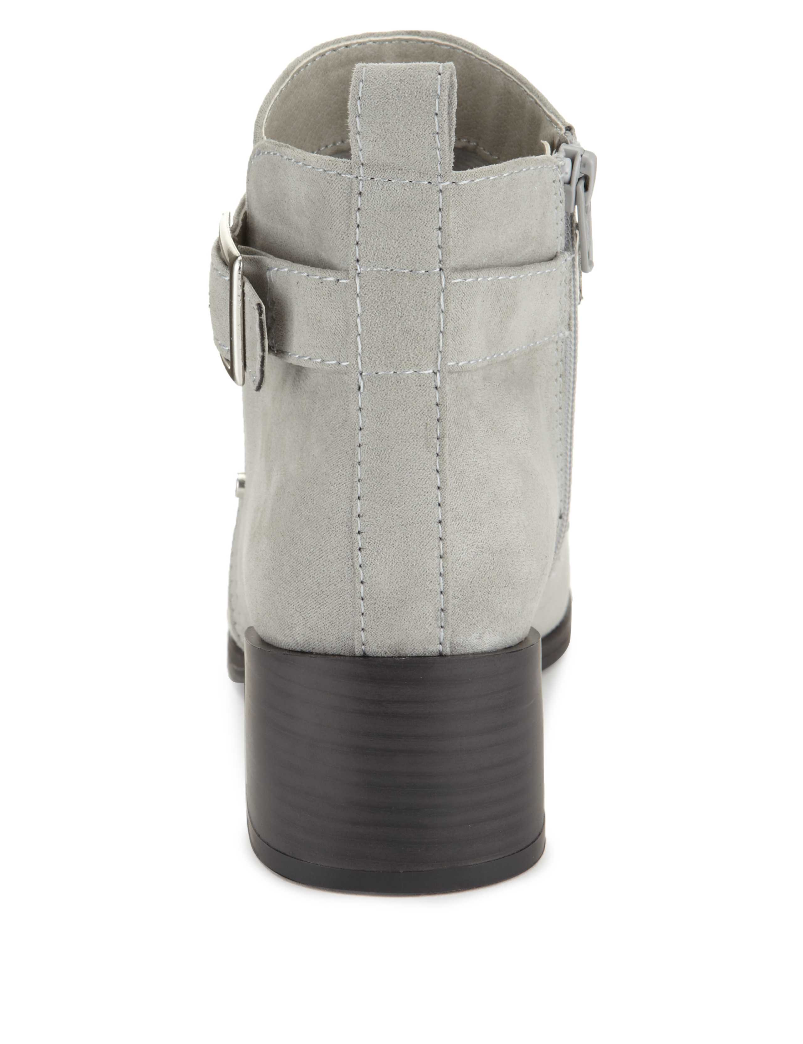 Block Heel Strap Ankle Boots with Insolia® 3 of 5