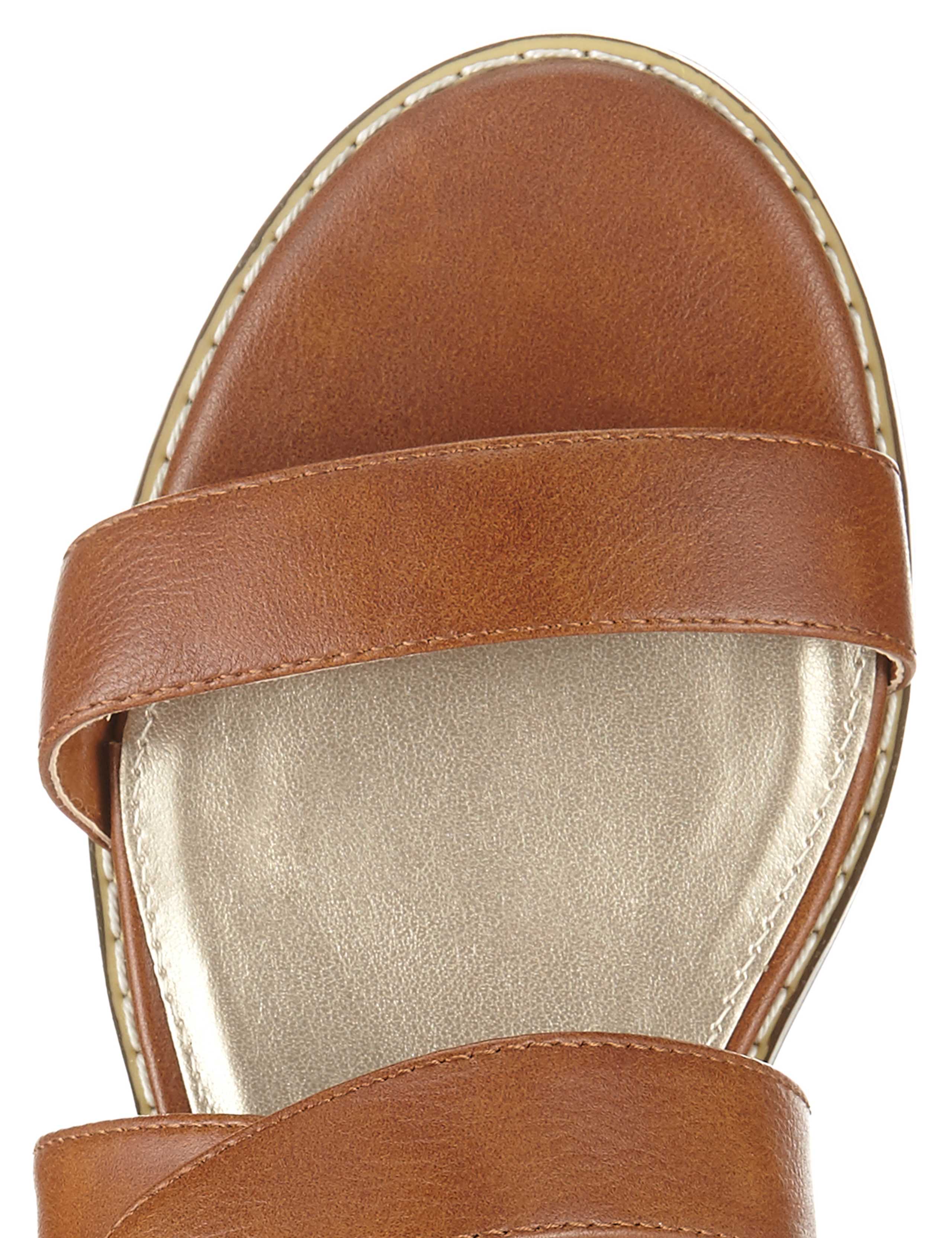 Block Heel Wide Fit Strappy Sandals 4 of 4