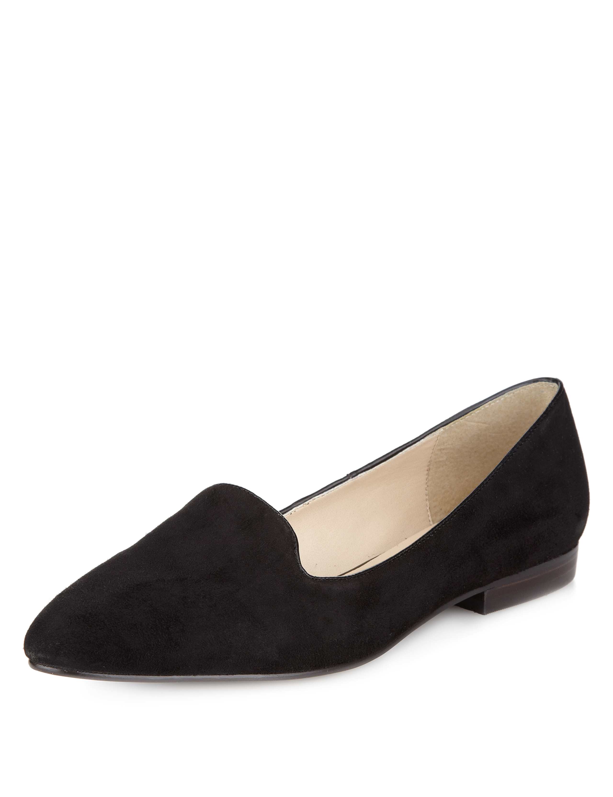 Suede Almond Toe Water Resistant Pump Shoes with Insolia Flex® 1 of 1