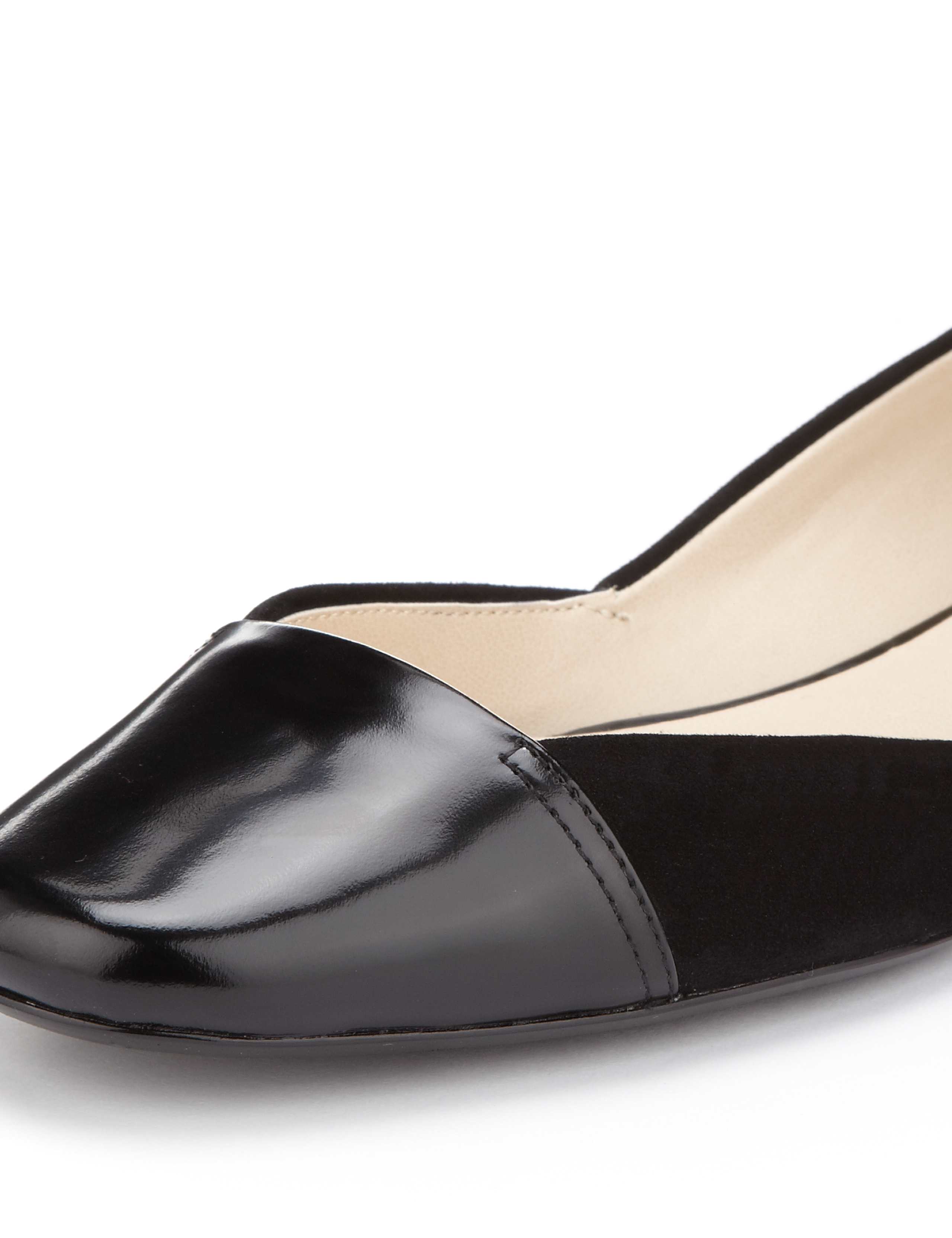 Leather Panelled Water Resistant Pumps with Insolia Flex® 5 of 5