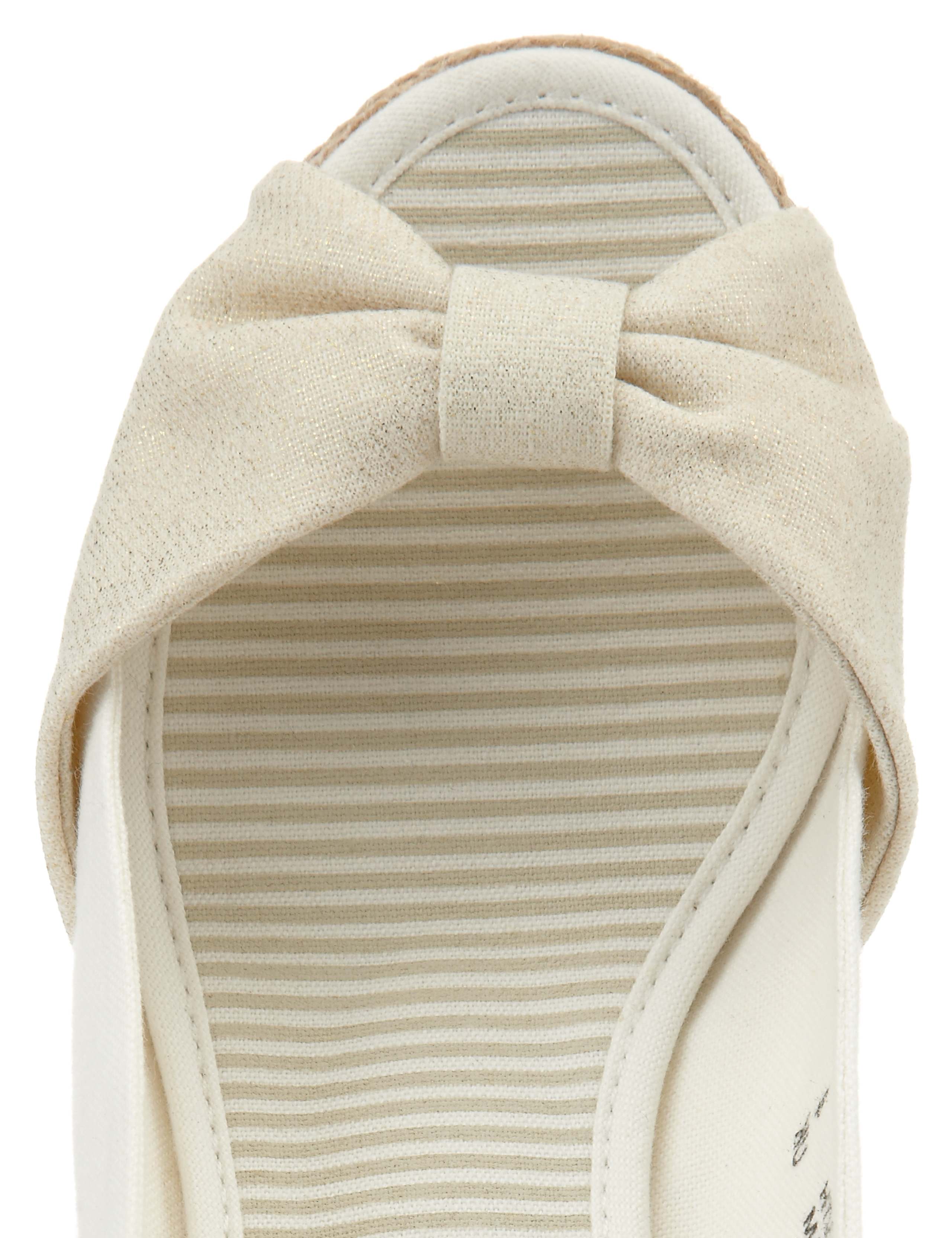 Front Knot Mid Heel Wedge Espadrilles with Insolia® 3 of 3