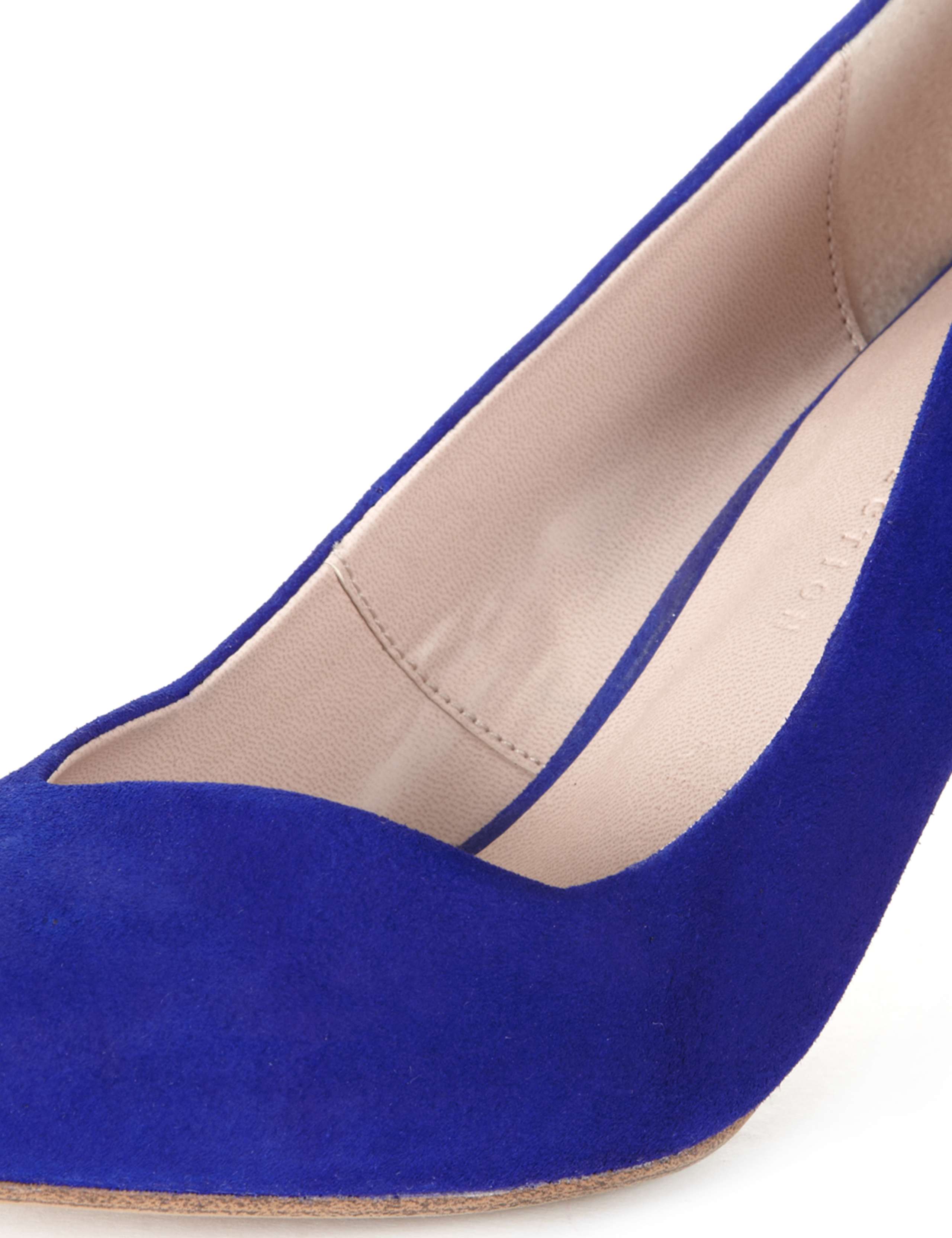 Suede Pointed Toe Court Shoes with Insolia® 4 of 4