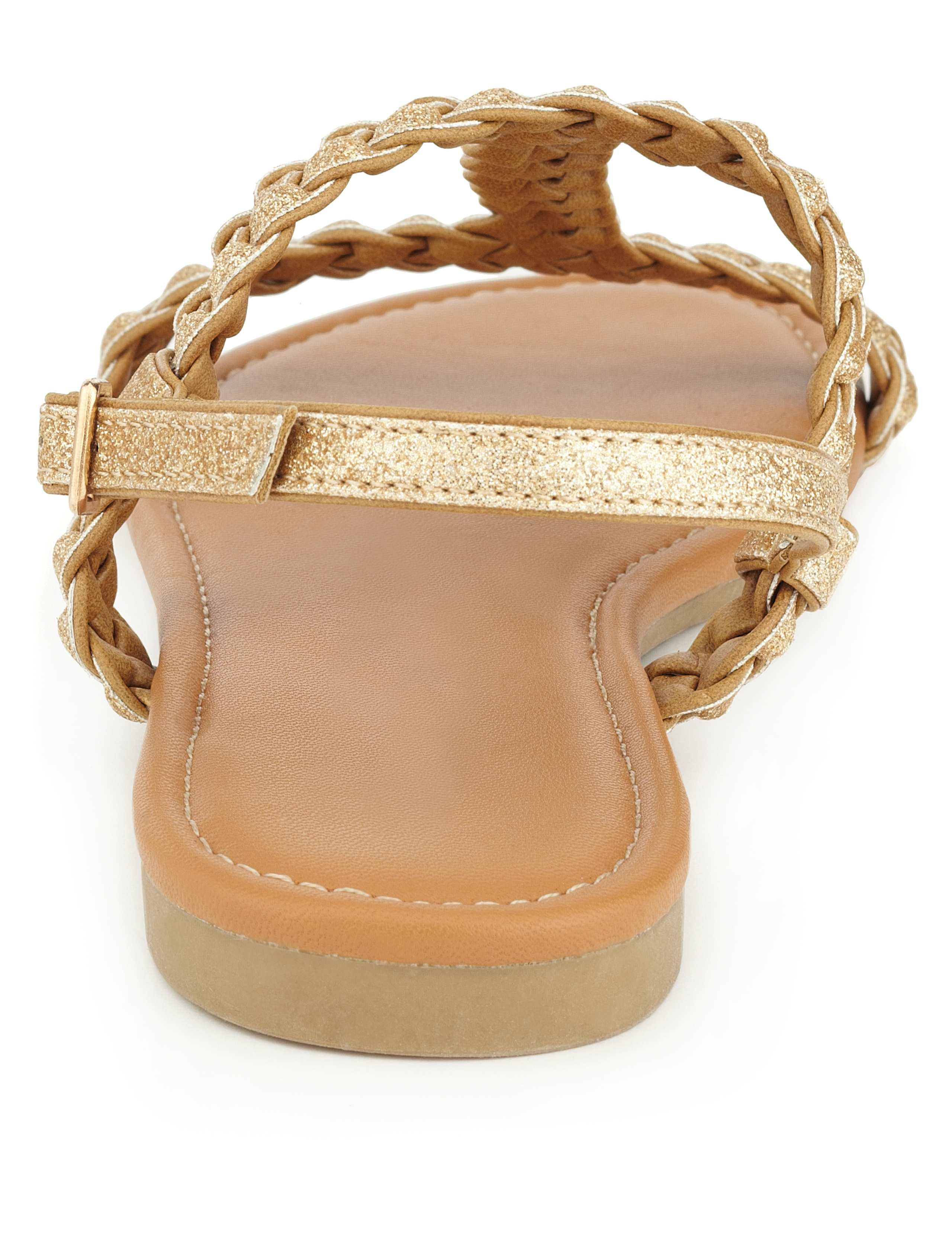 Sparkling Plaited Sandals 3 of 4