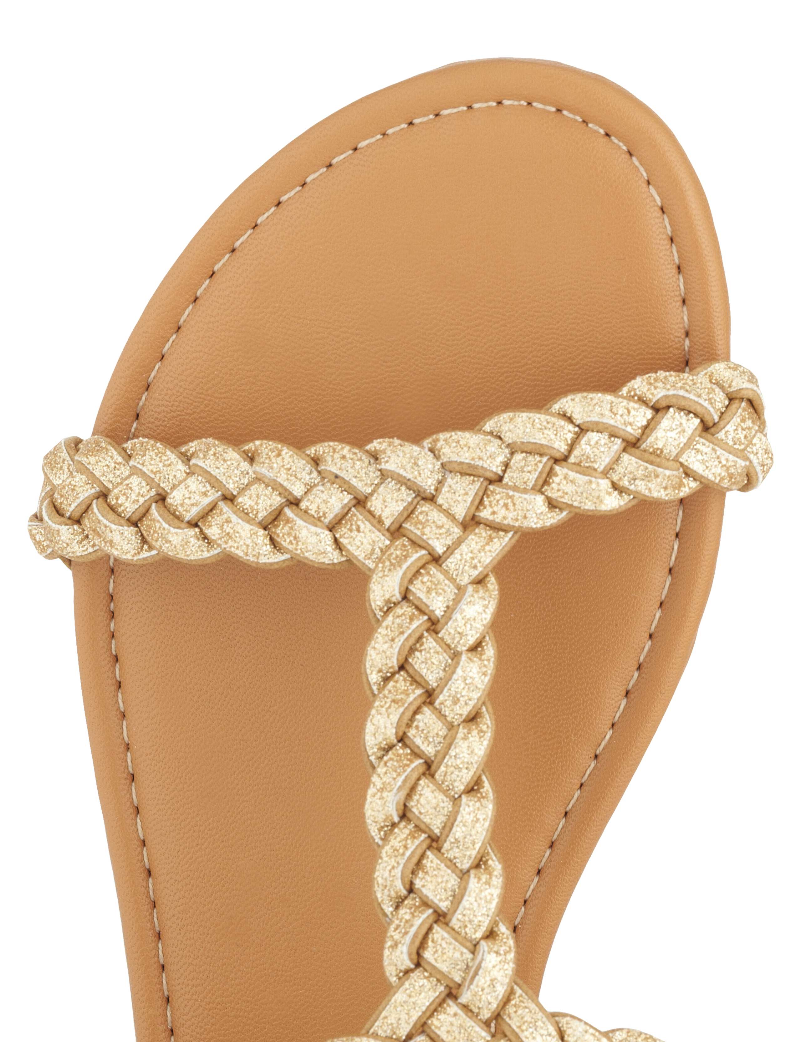 Sparkling Plaited Sandals 4 of 4
