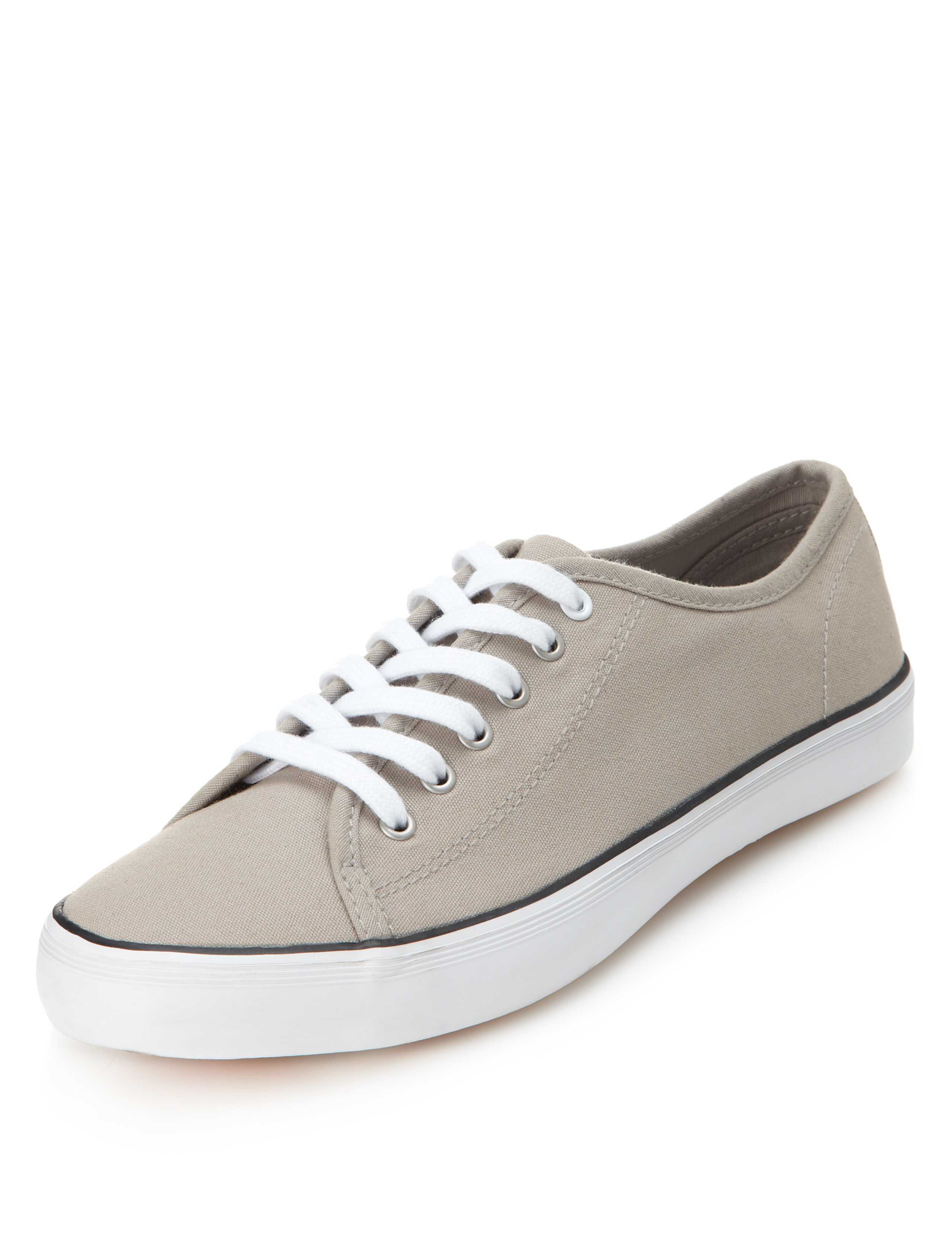 Lace Up Canvas Pumps 1 of 5