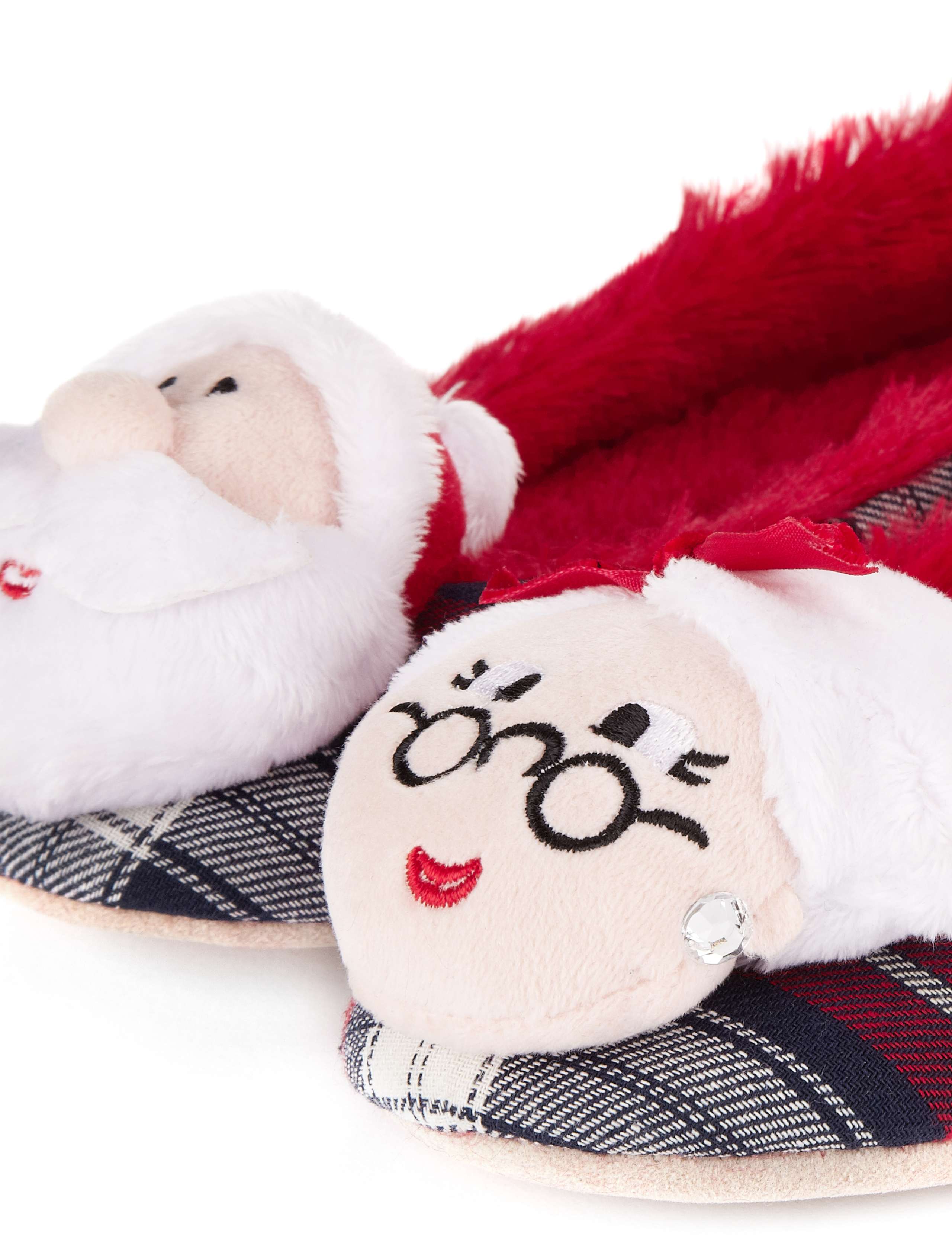Mr. and Mrs. Claus Ballerina Slippers 5 of 5