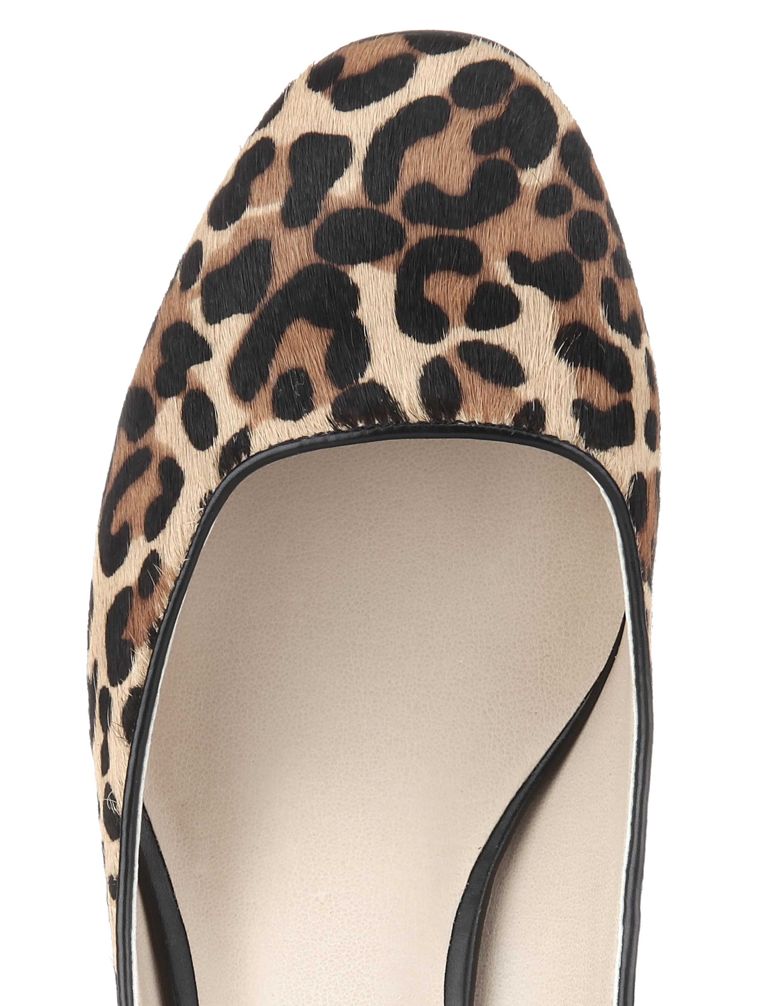 Ponyskin Ankle Strap Block Mid Heel Shoes with Insolia® 4 of 4