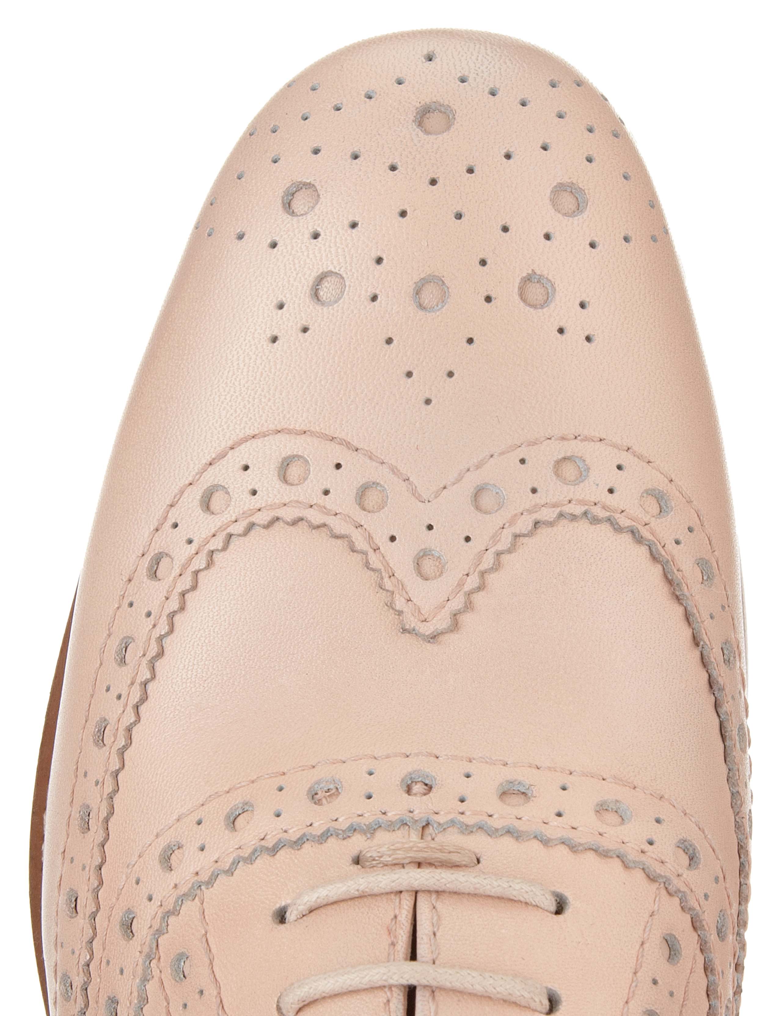 Leather Lace Up Flat Brogue Shoes with Insolia Flex® 3 of 3